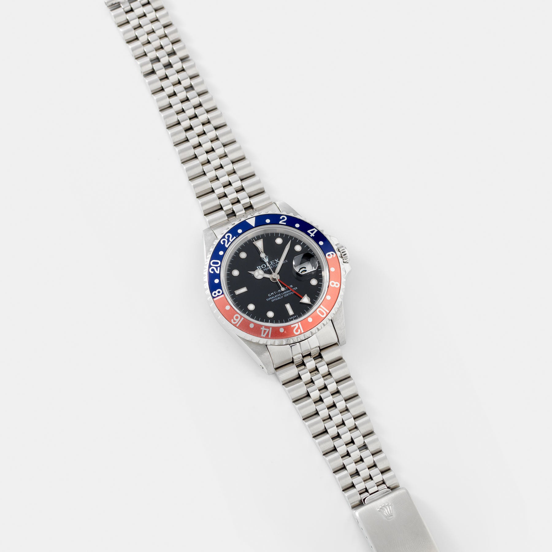 Rolex GMT-Master 16700 Faded Pepsi Swiss Only Dial