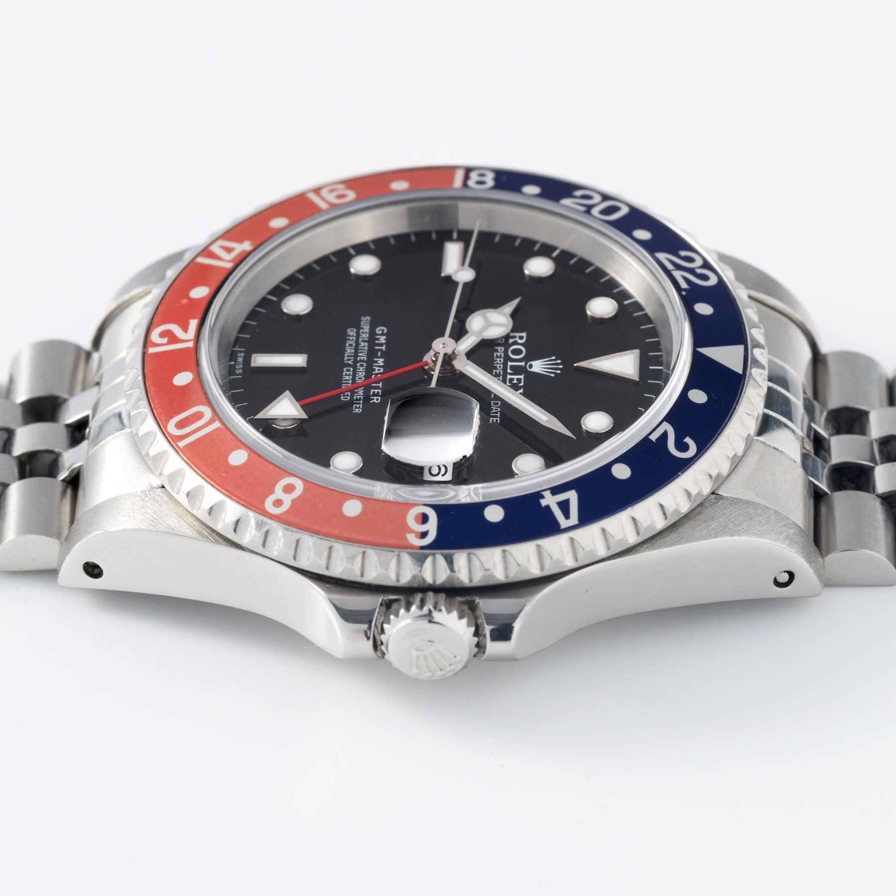 Rolex GMT-Master 16700 Faded Pepsi Swiss Only Dial