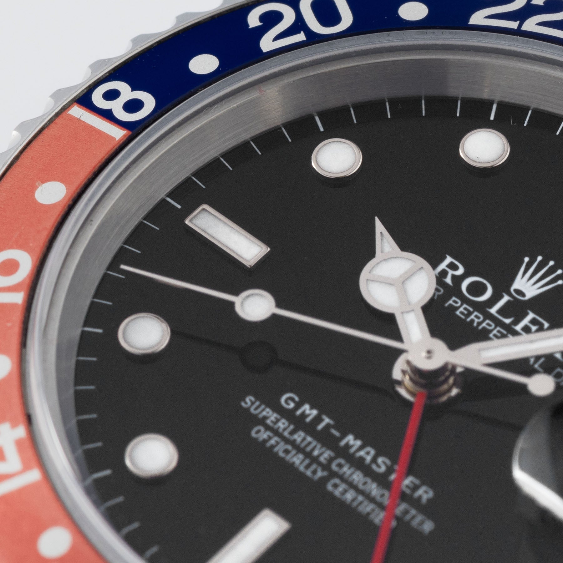 Rolex GMT-Master 16700 Faded Pepsi Swiss Only Dial