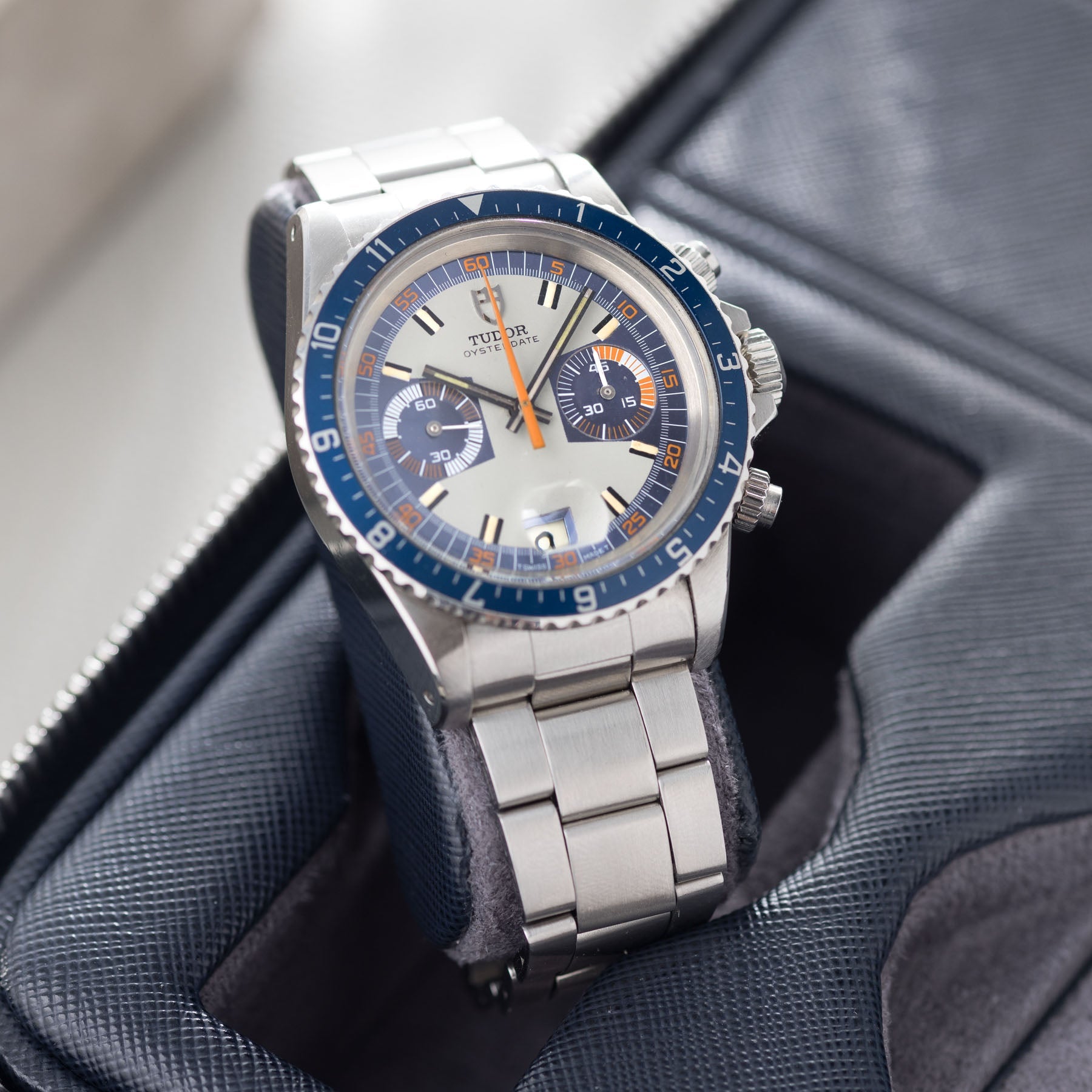 Tudor Monte Carlo Chronograph 7169 Blue Dial and Bezel