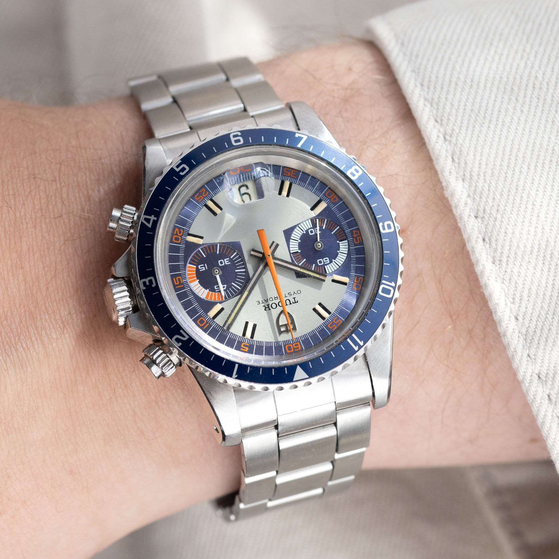 Tudor Monte Carlo Chronograph 7169 Blue Dial and Bezel