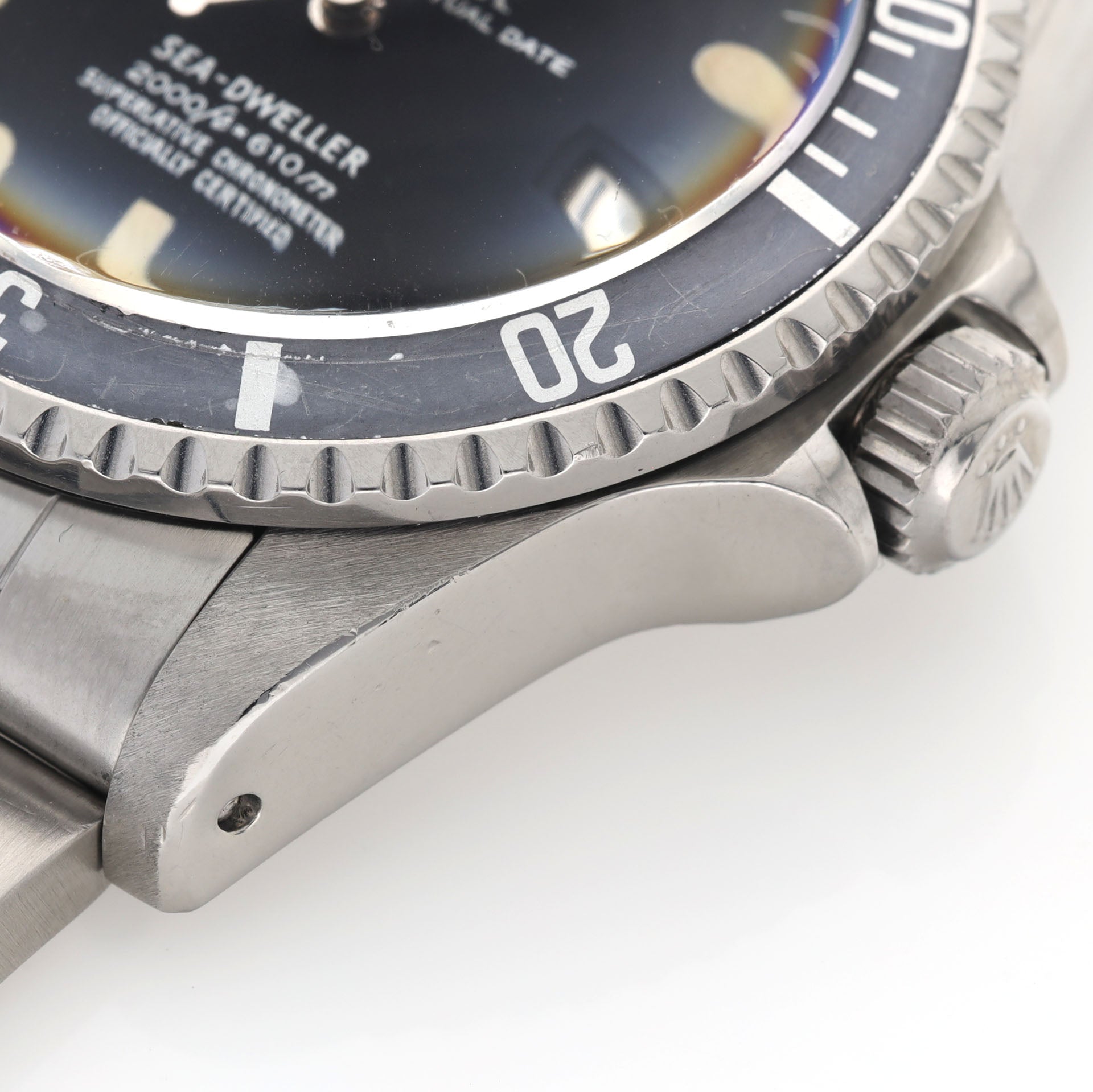 Rolex Seadweller 1665 Rail Dial Faded Bezel Incredible Case