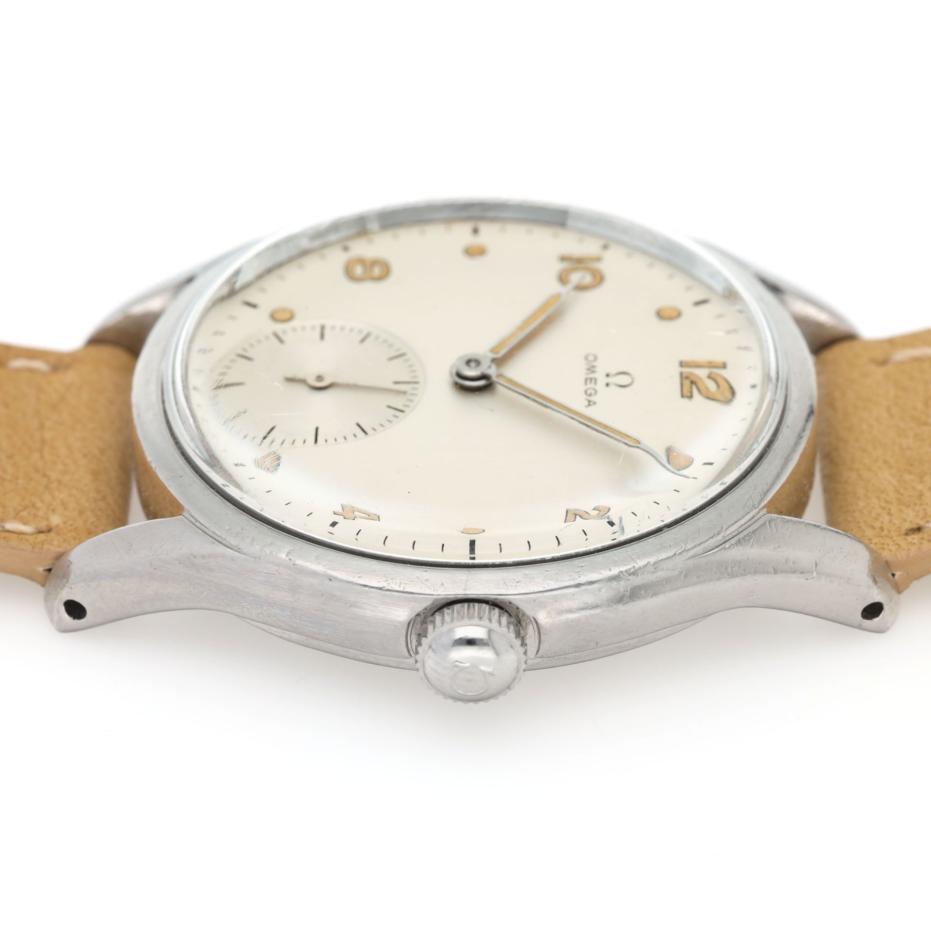 Omega Steel Dress Watch 2639-5 Radium Arabic Hours