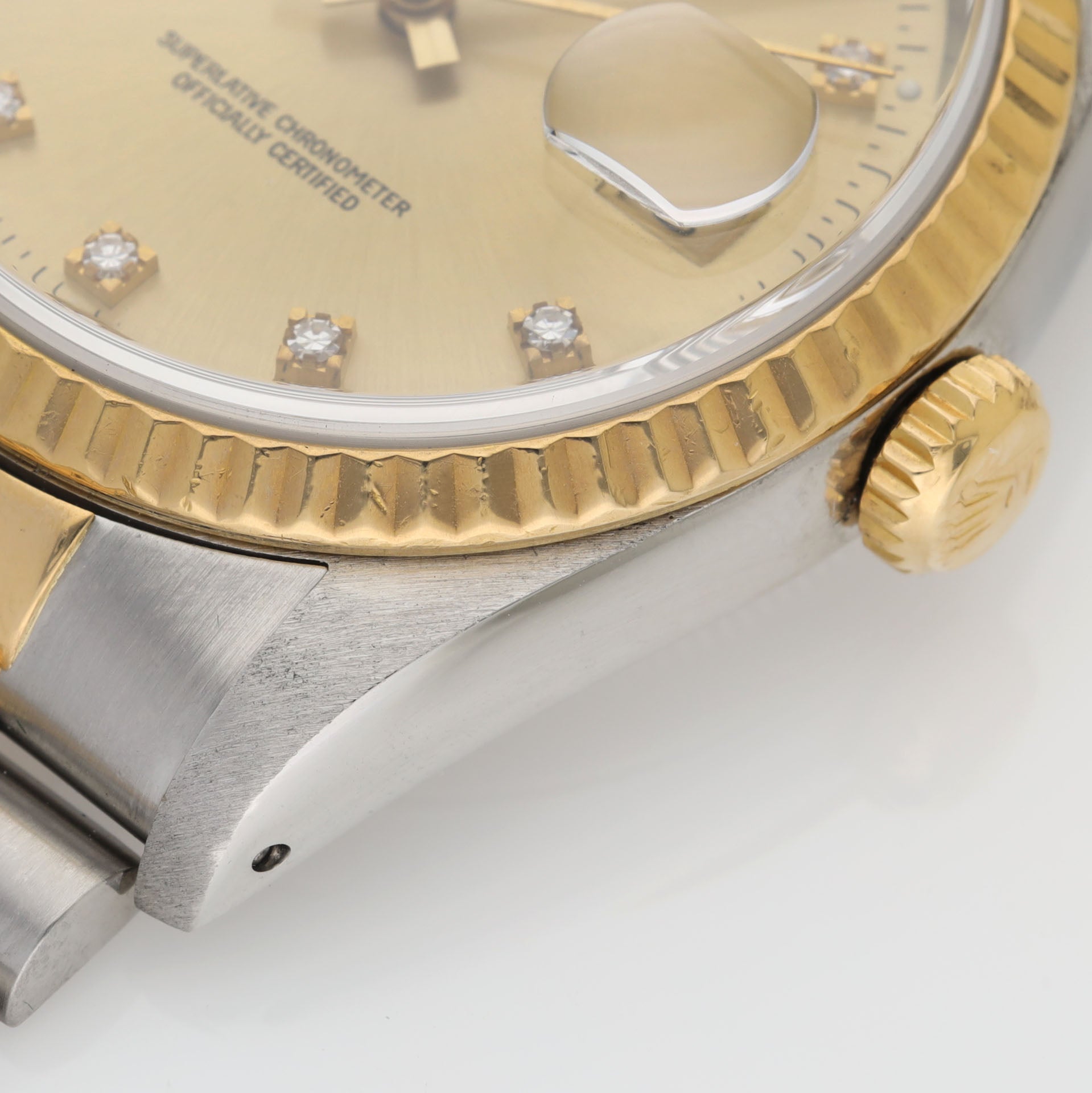 Rolex Datejust 16233 Champagne Diamond Dial