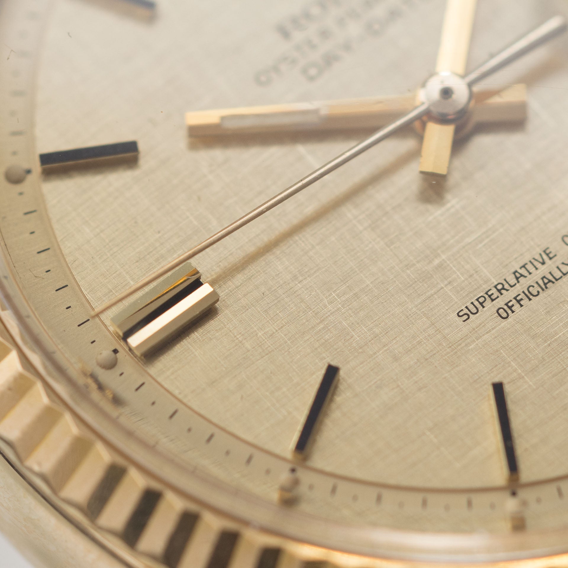 Rolex Day-Date 1803 Yellow Gold Linen Dial