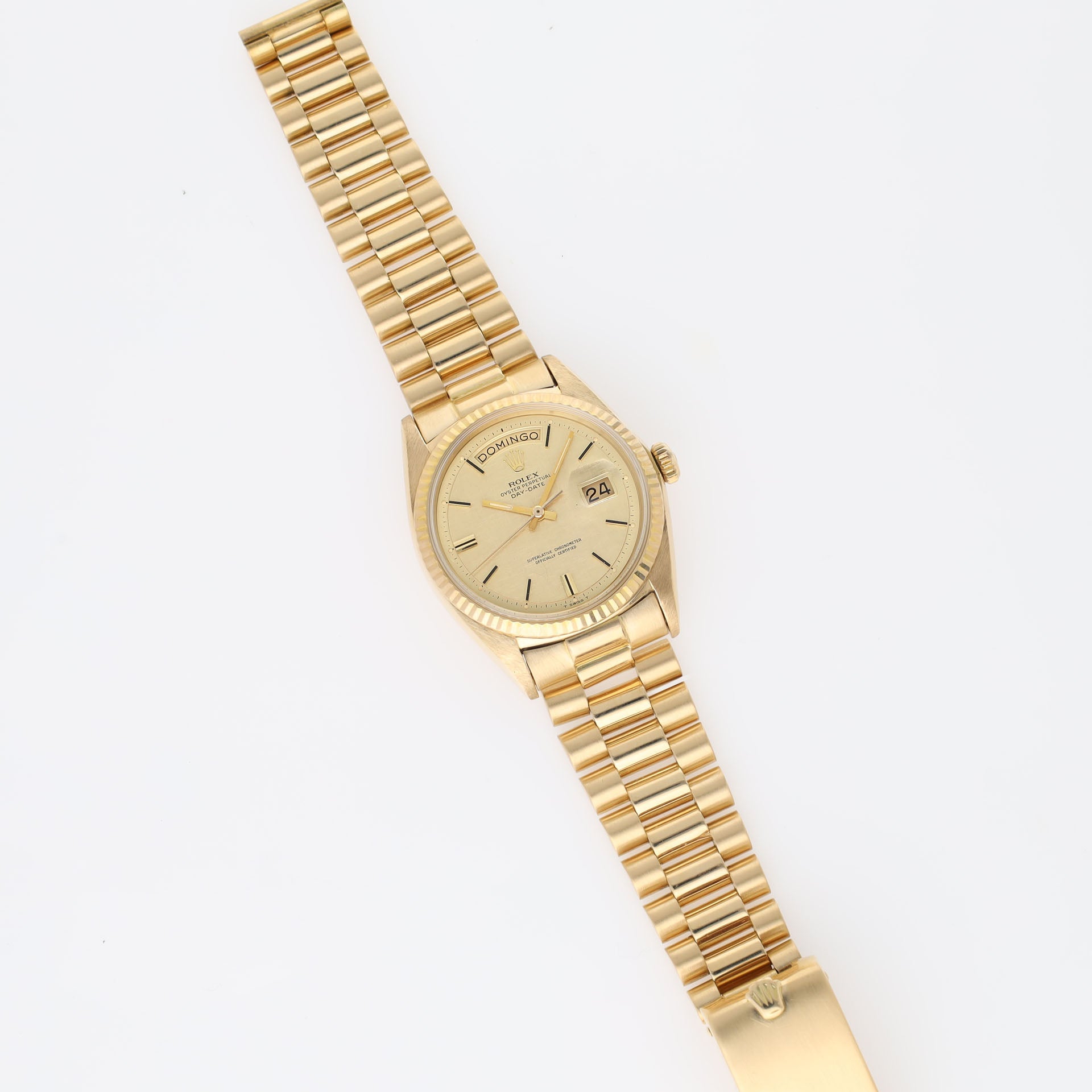 Rolex Day-Date 1803 Yellow Gold Linen Dial