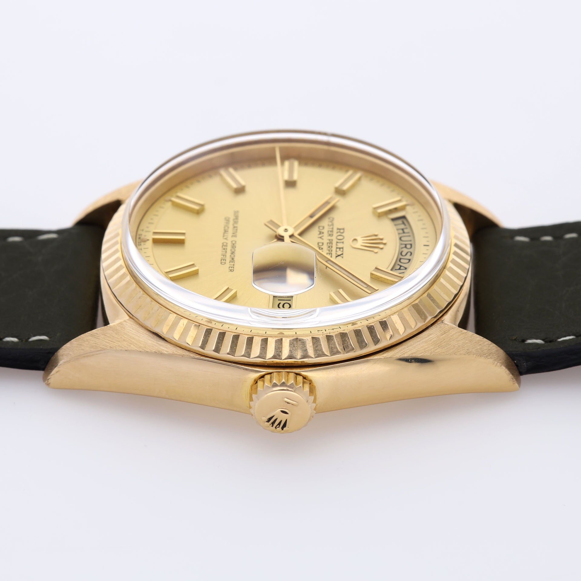 Rolex Day-Date 1803 Yellow Gold Wide Boy Dial 