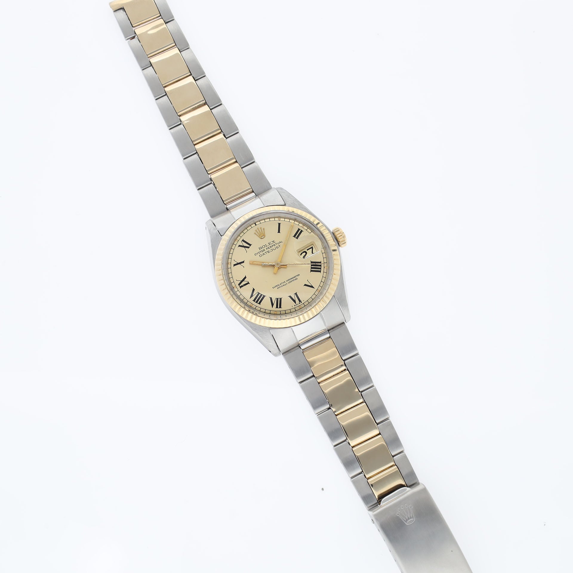 Rolex Datejust 1601 Steel and Gold Buckley Dial