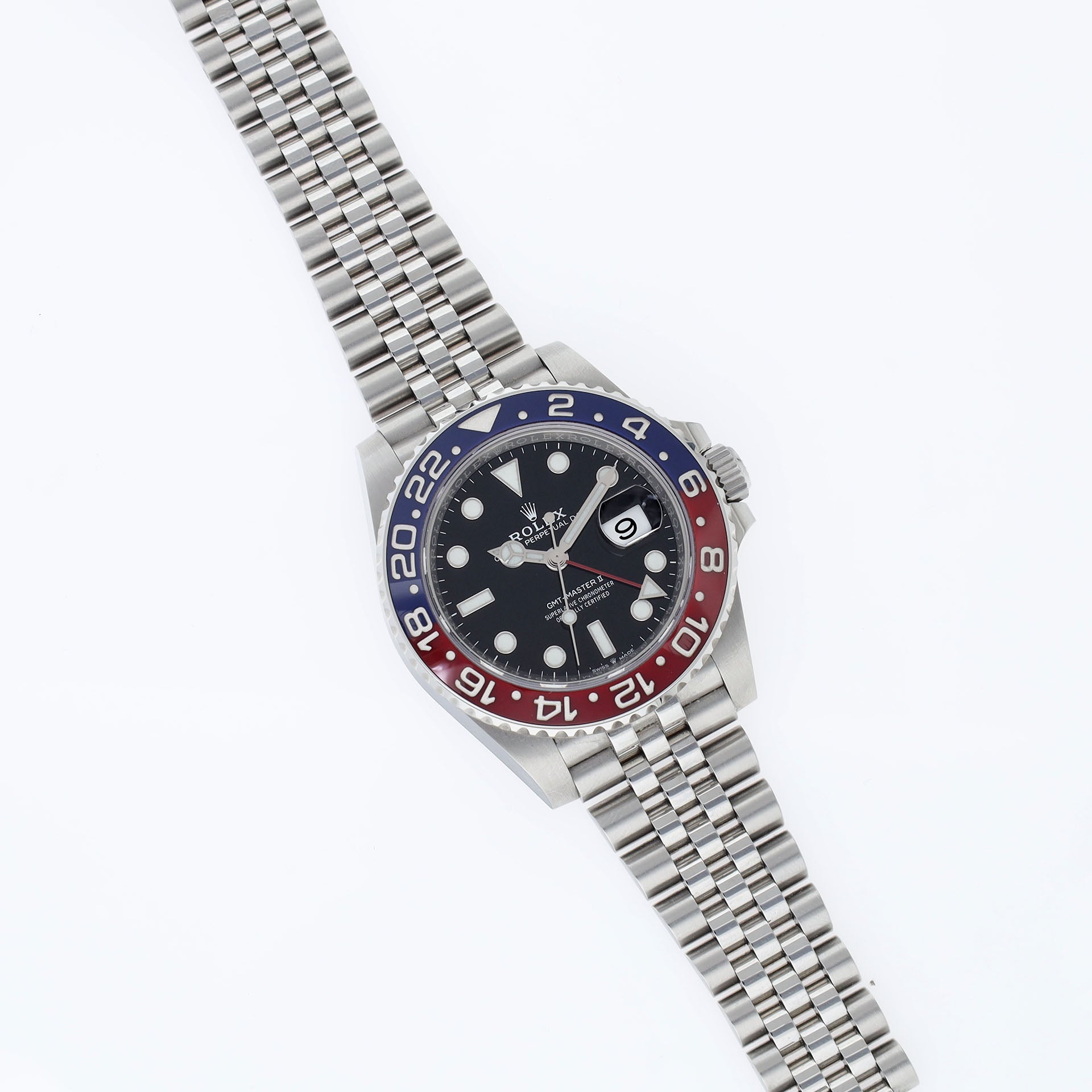 Rolex GMT-Master 2 126710 BLRO Pepsi Ceramic Bezel Full Set