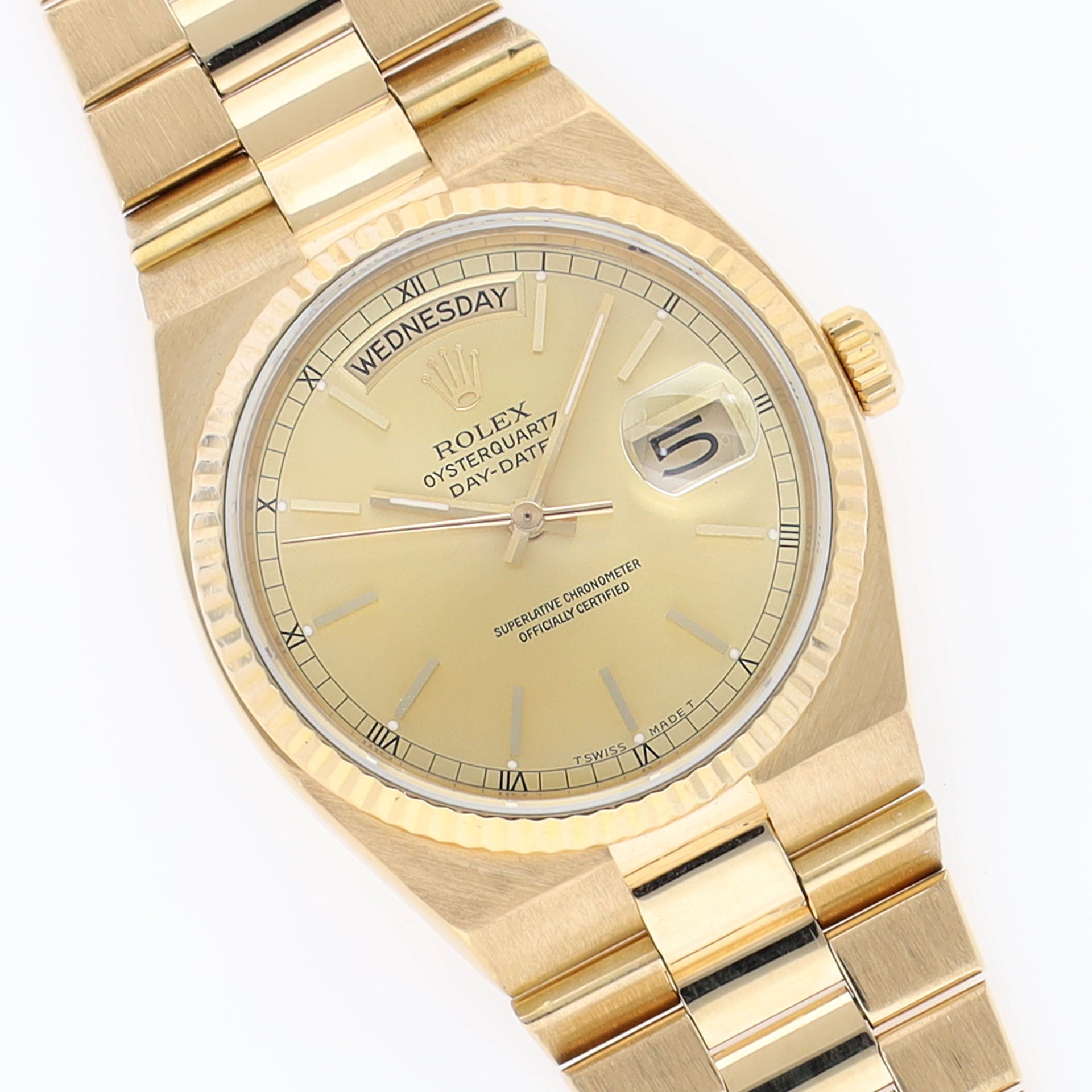 Rolex Oysterquartz Day-Date 19018 Champagne Dial