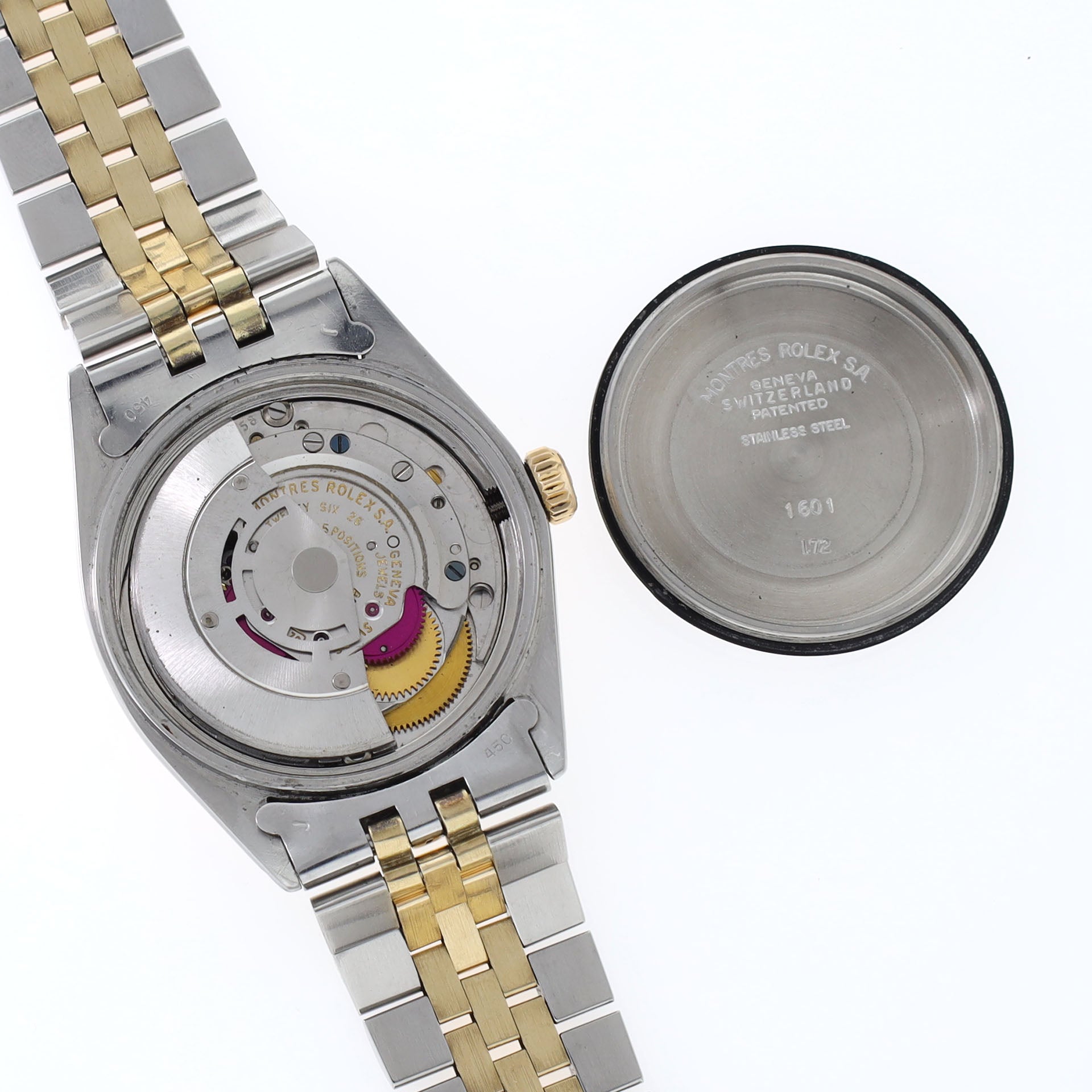 Rolex Datejust 1601 Steel and Gold Linen Dial