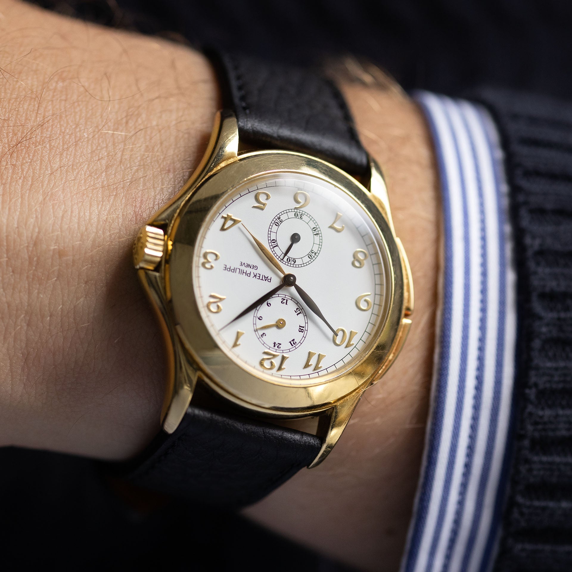 Patek Philippe Calatrava Travel Time 5134 Yellow Gold Breguet Numerals