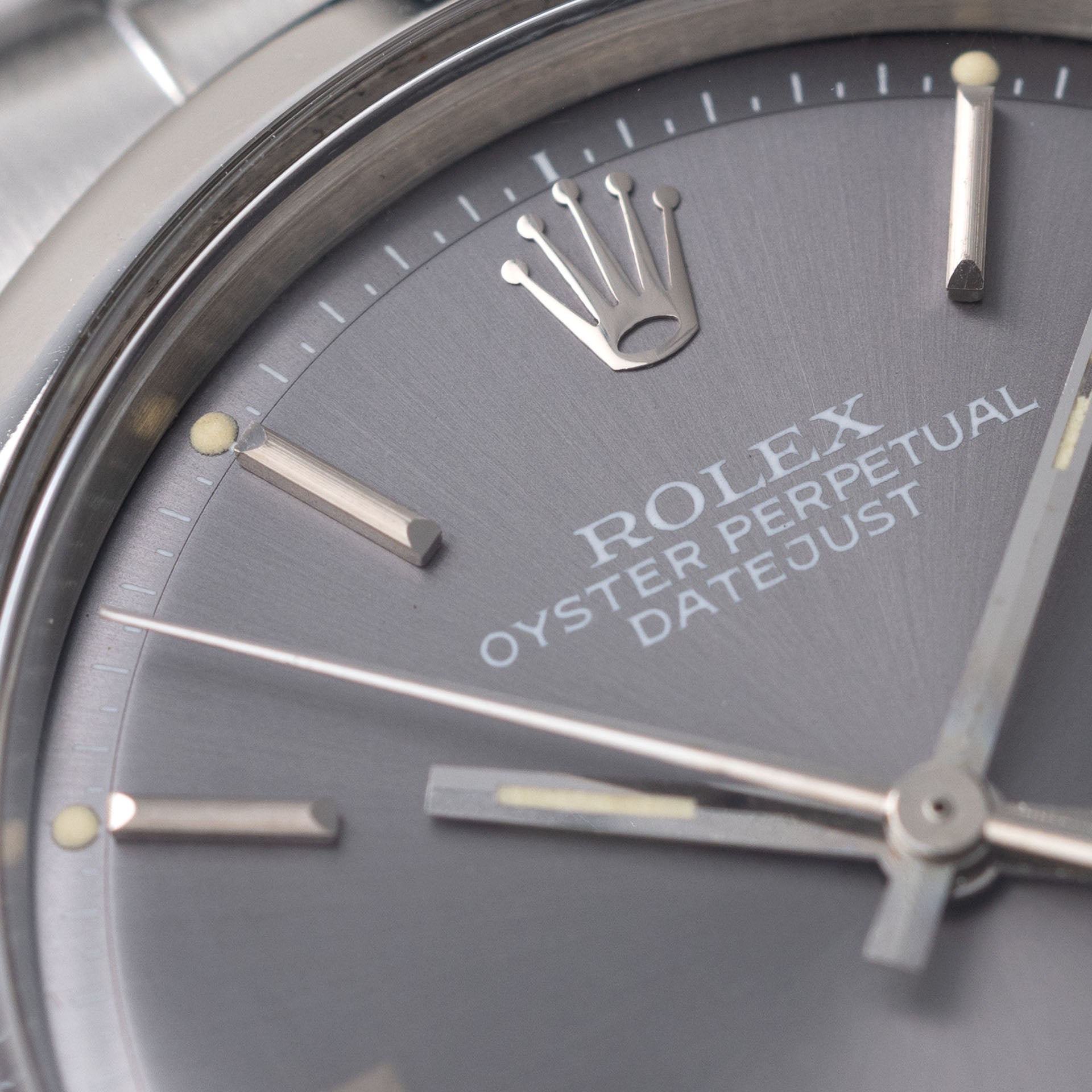 Rolex Datejust ref 1600 Grey Sigma Dial with Punched Papers