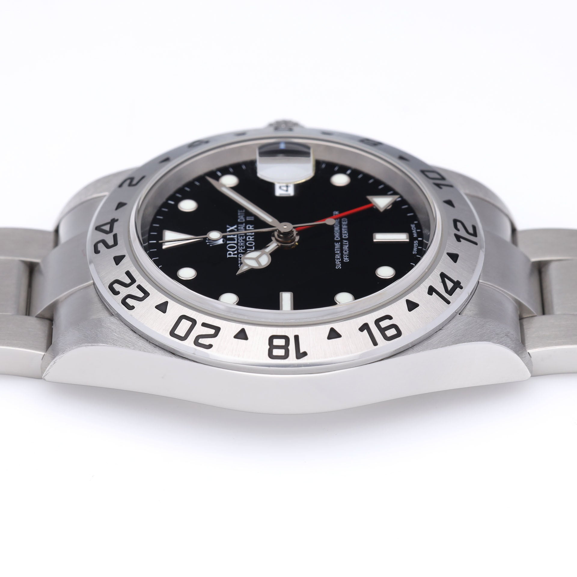 Rolex Explorer 2 16570 Black ‘Swiss Made’ Dial