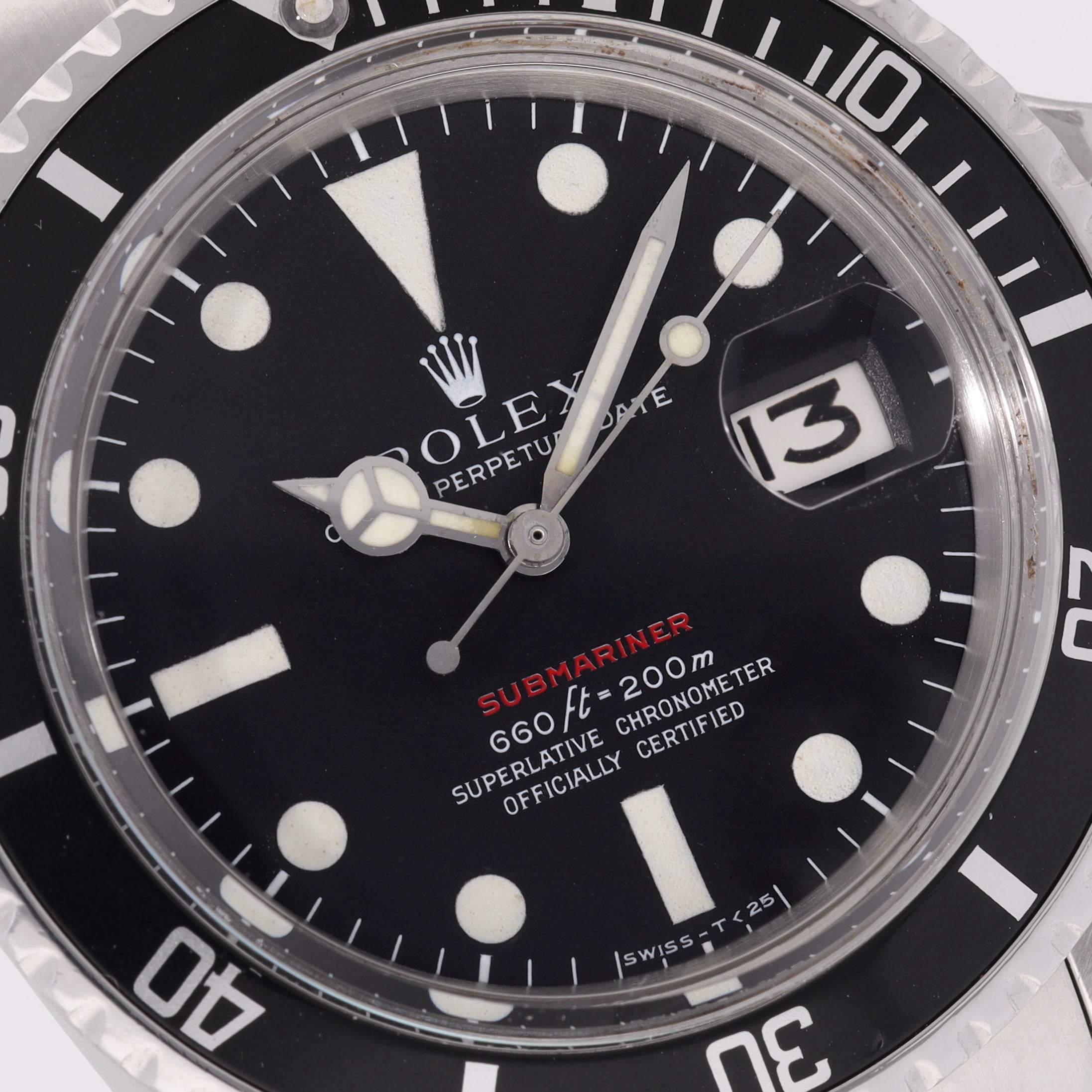 Rolex Submariner Date 1680 ‘Red Sub’ Mk4 Dial