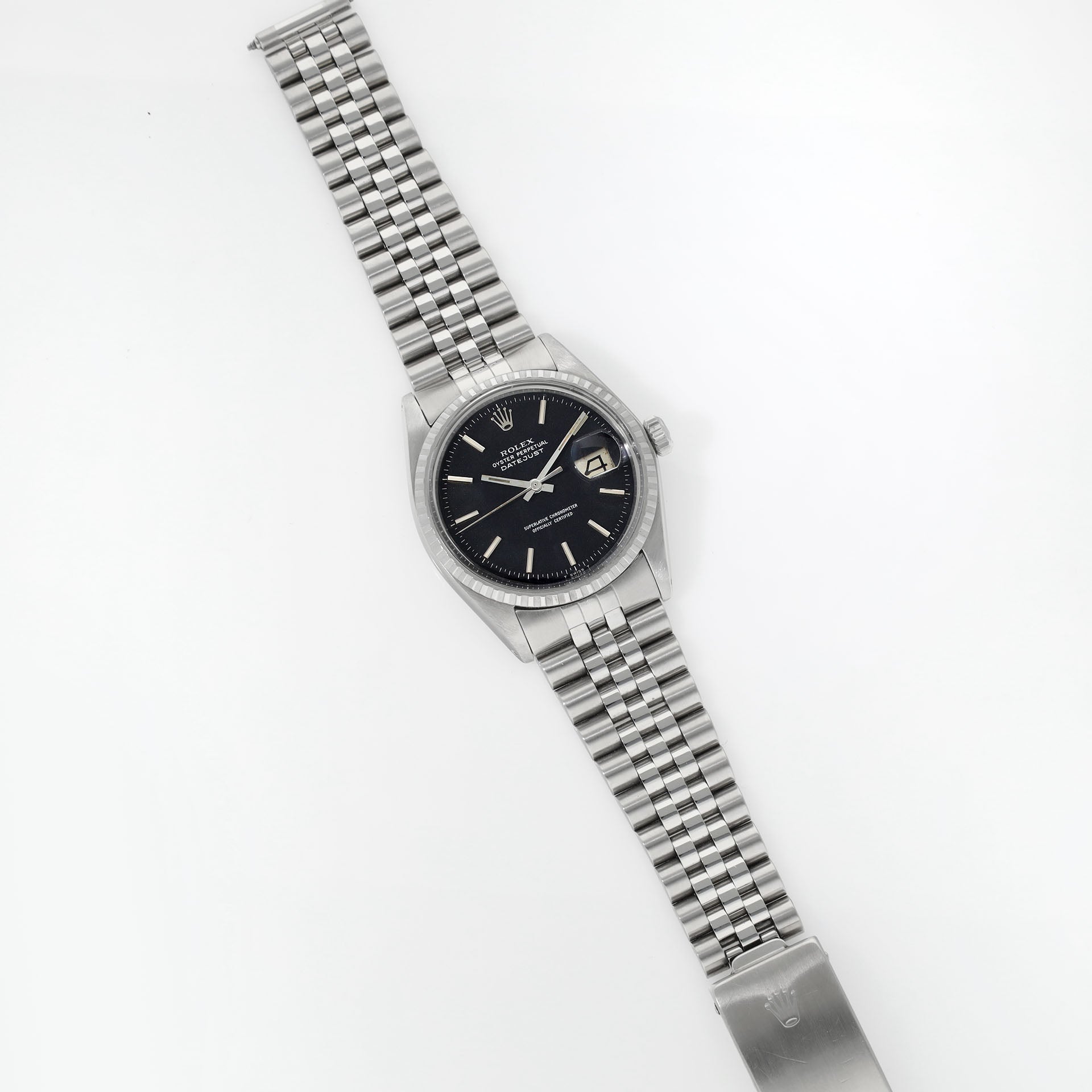 Rolex Datejust 1603 Black Confetti Dial