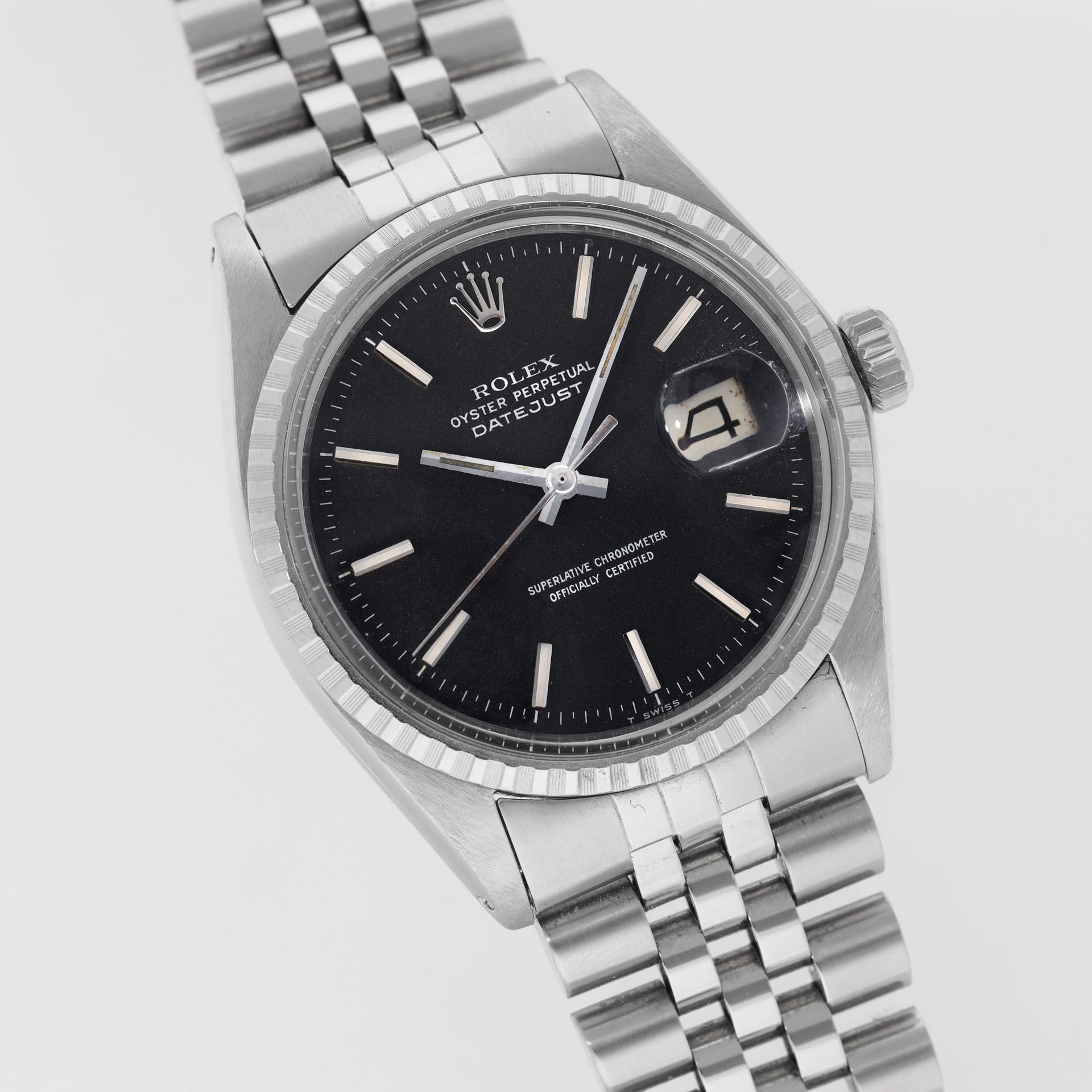 Rolex Datejust 1603 Black Confetti Dial