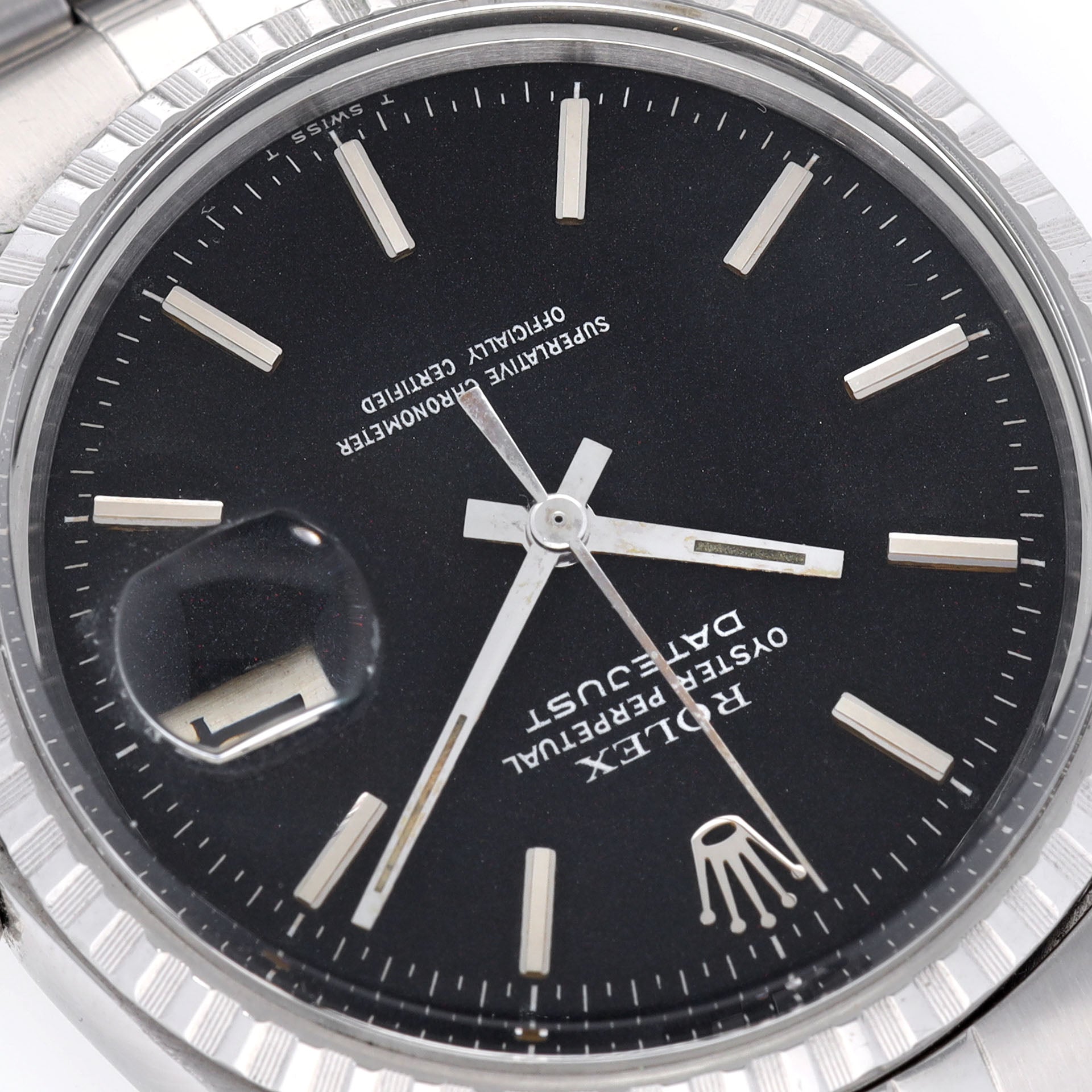 Rolex Datejust 1603 Black Confetti Dial