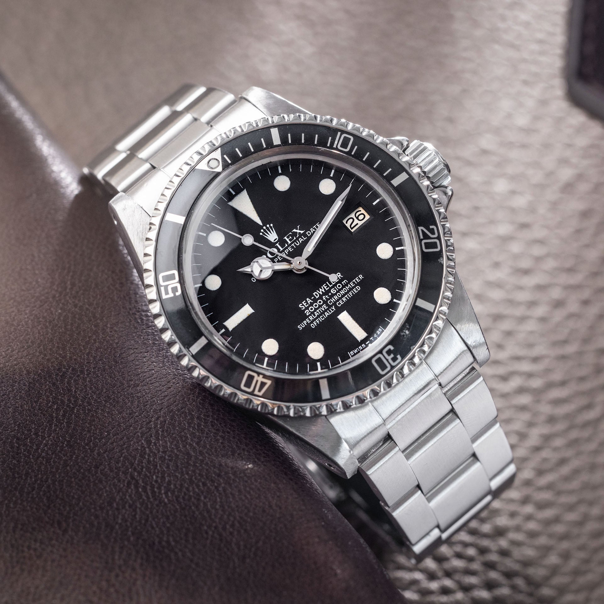 Rolex Seadweller 1665 Mk 1 ‘Great White’ Zifferblatt