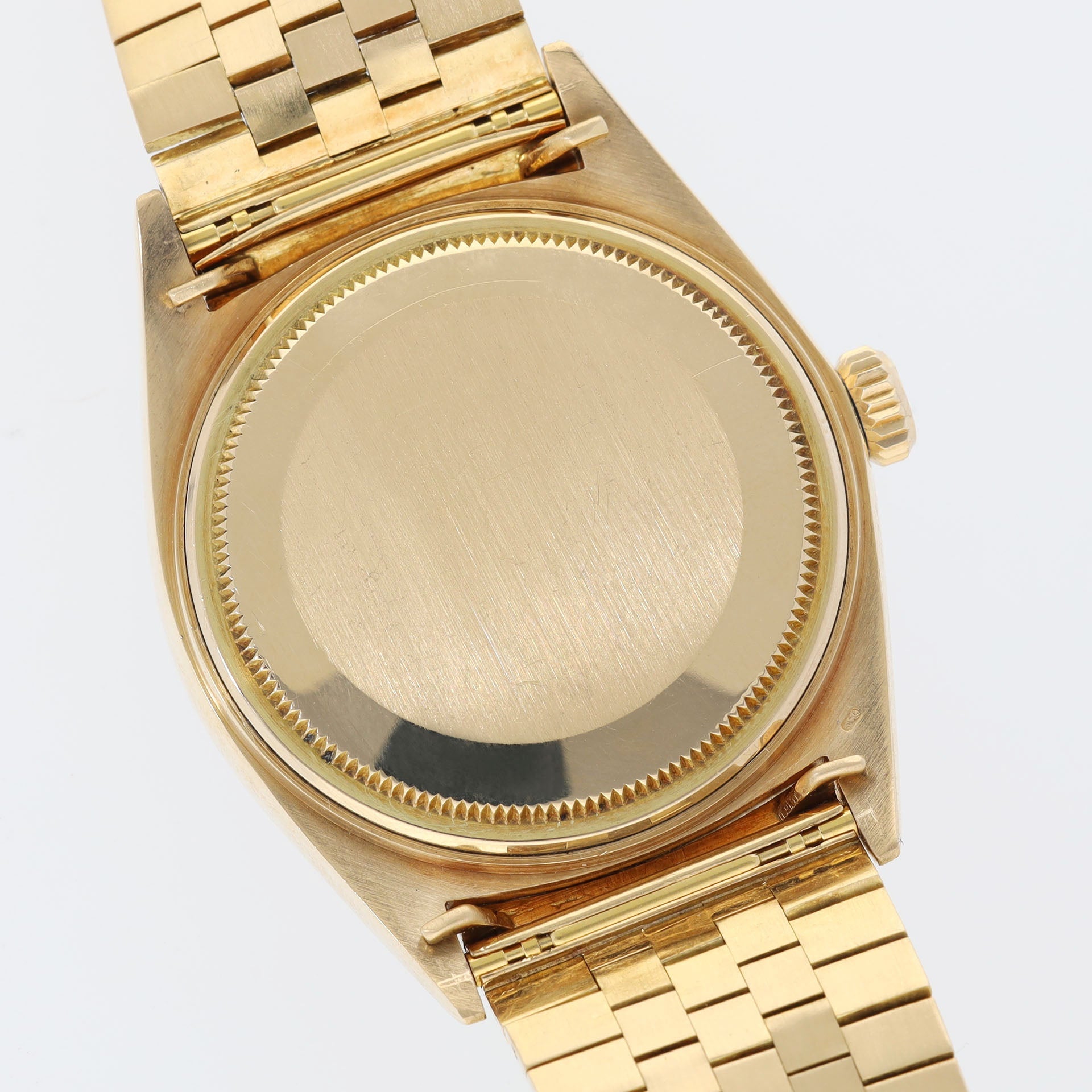  Rolex Day-Date 1806 Yellow Gold Florentine Finish on Brick Bracelet