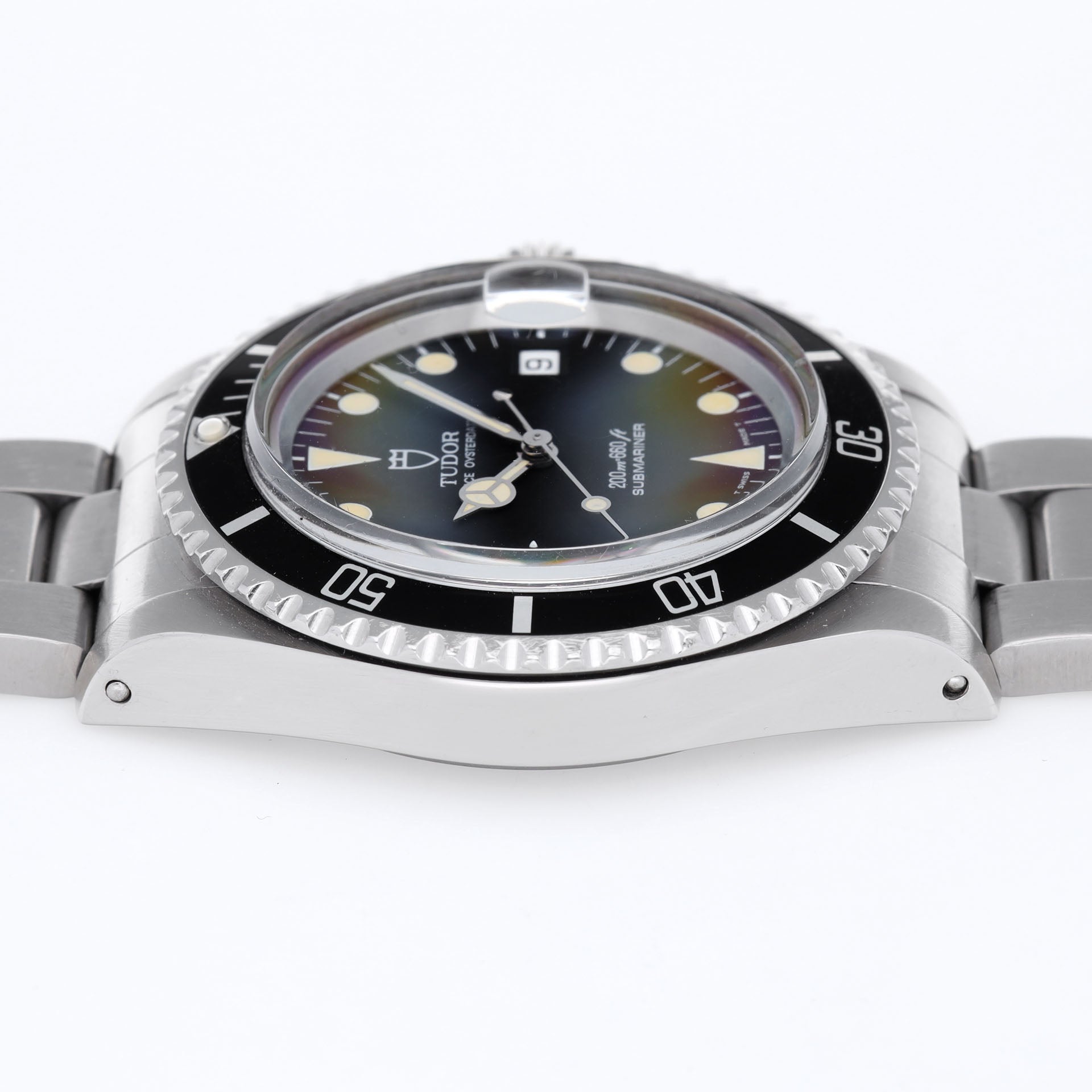 Tudor Submariner Date 79090 Black Dial Stunning Patina