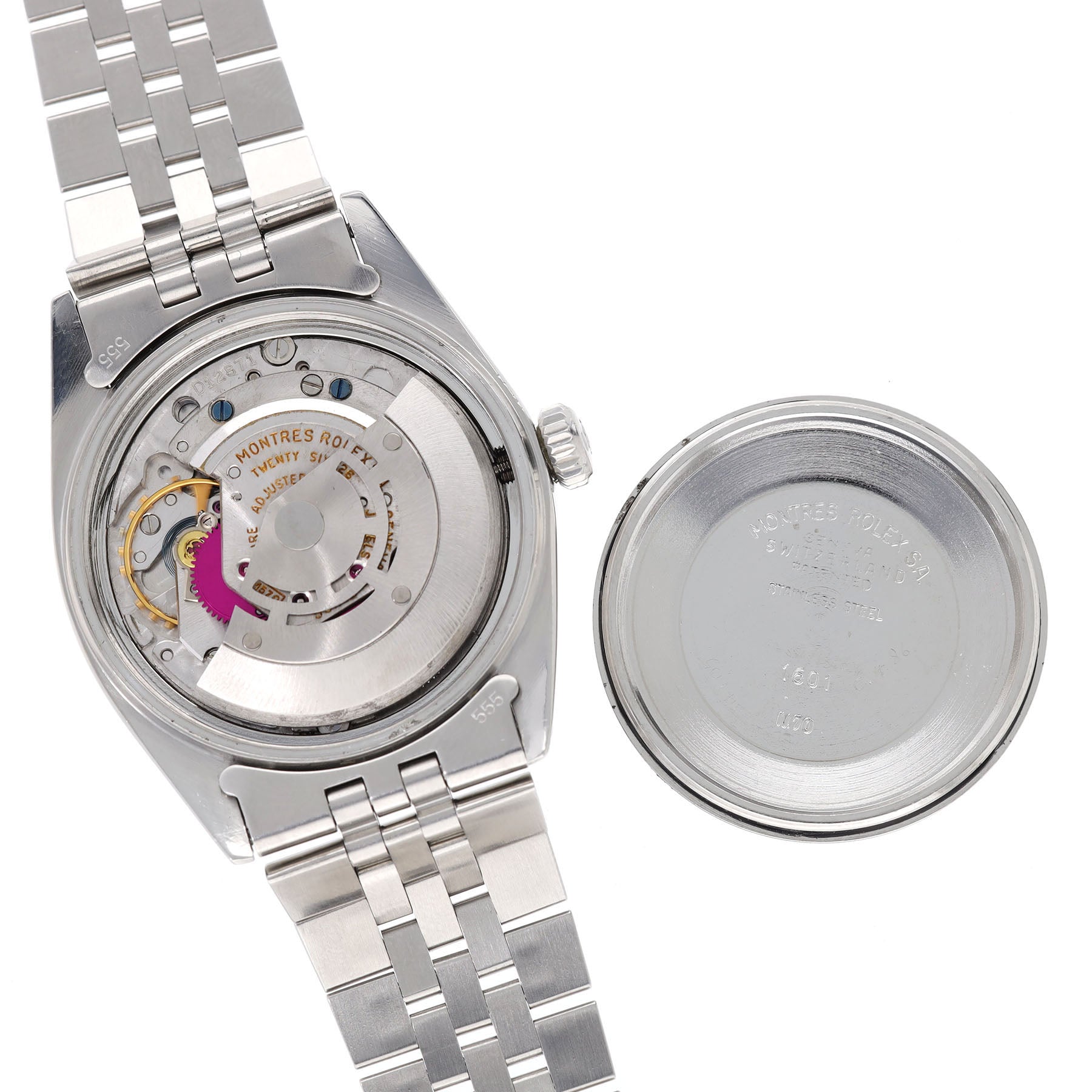 ROLEX DATEJUST 1601 Hellgraues Zifferblatt