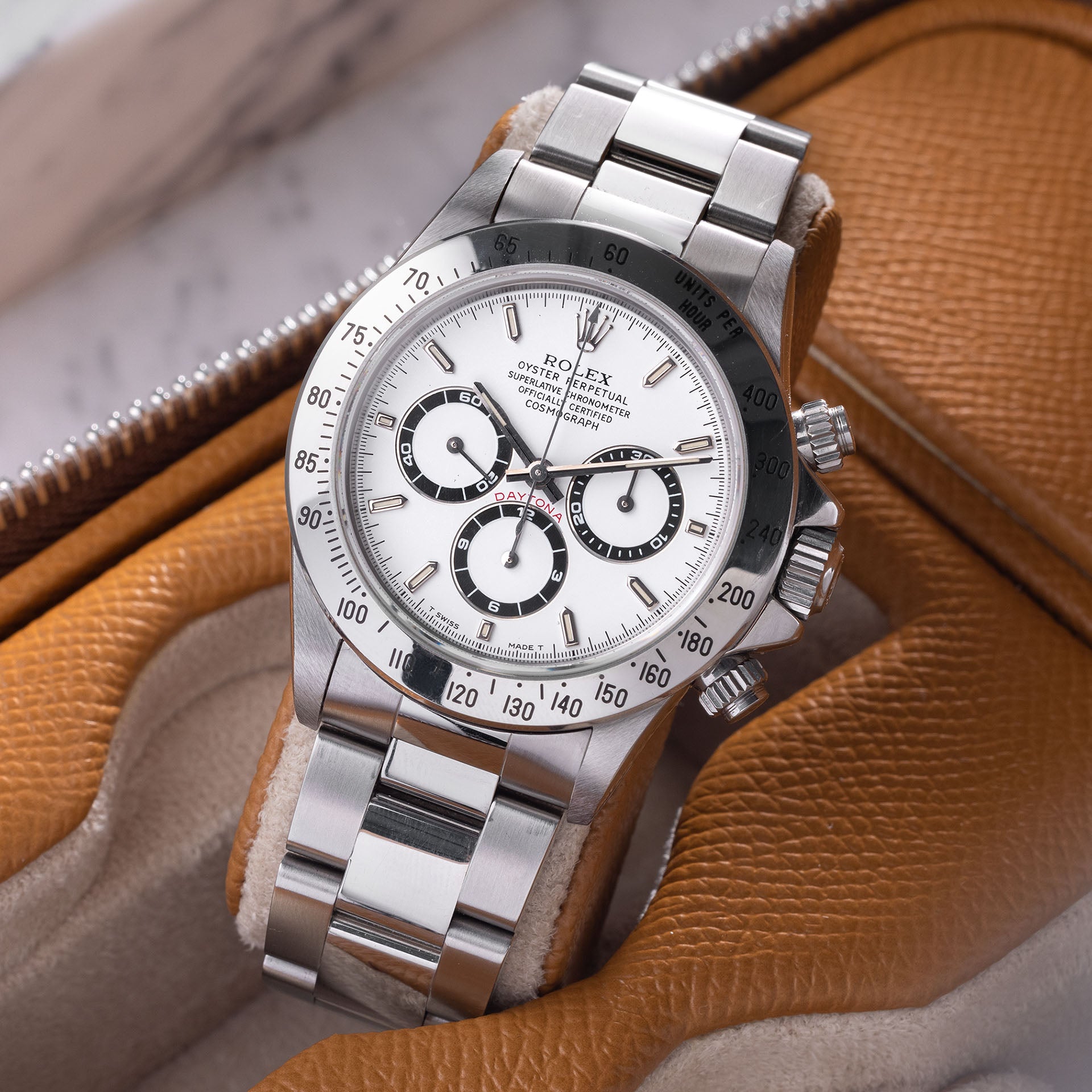 ROLEX COSMOGRAPH DAYTONA Stahl 16520 Weißes Zifferblatt 1996