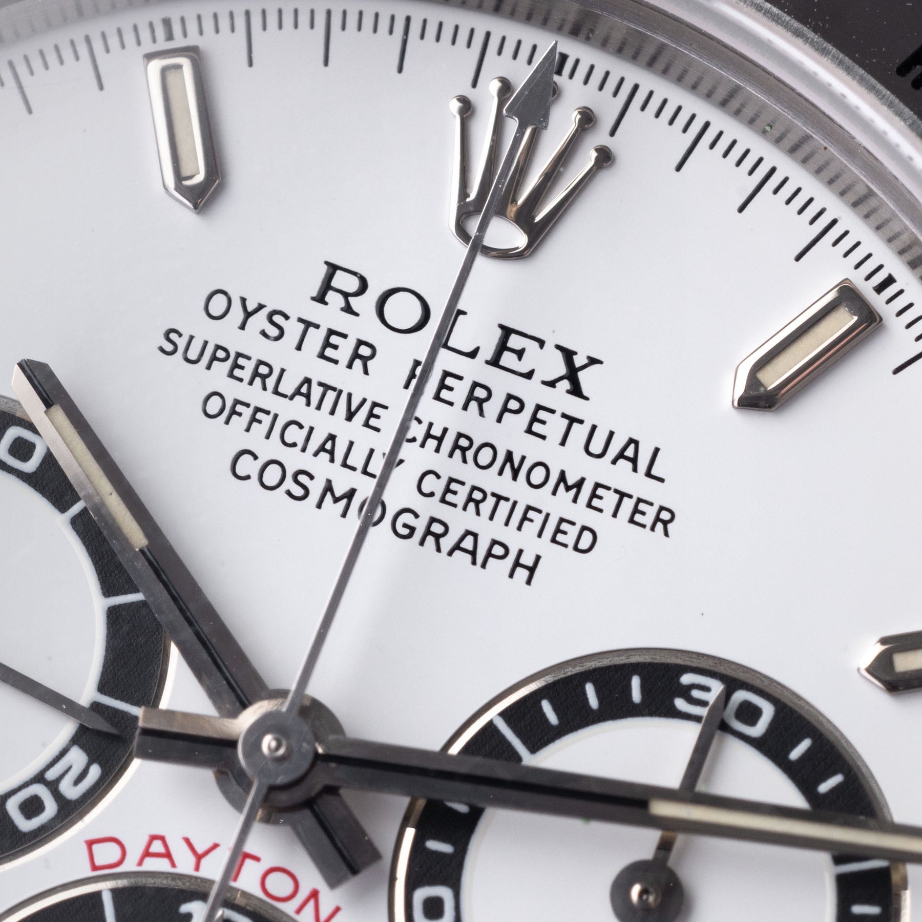 ROLEX COSMOGRAPH DAYTONA Stahl 16520 Weißes Zifferblatt 1996