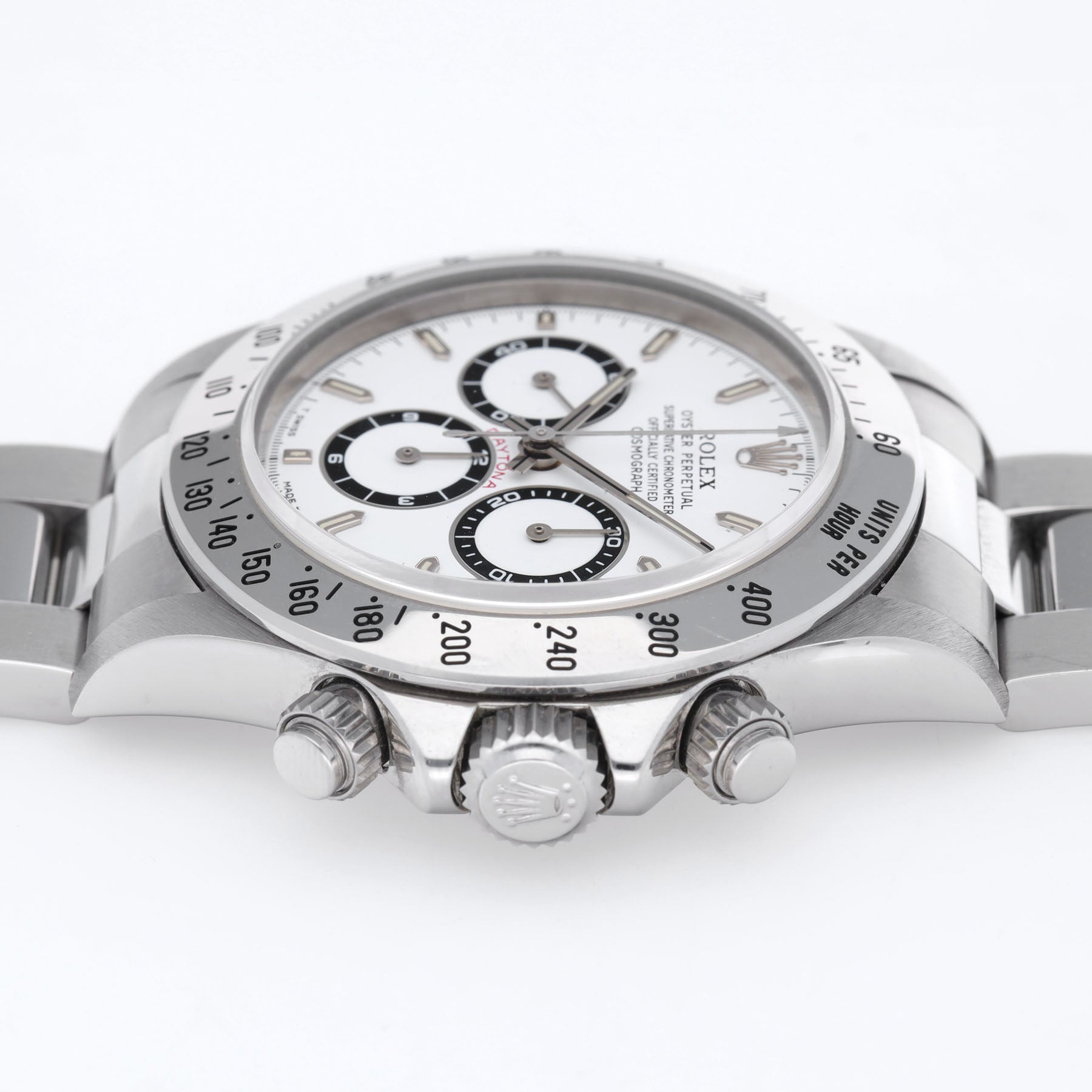 ROLEX COSMOGRAPH DAYTONA Stahl 16520 Weißes Zifferblatt 1996