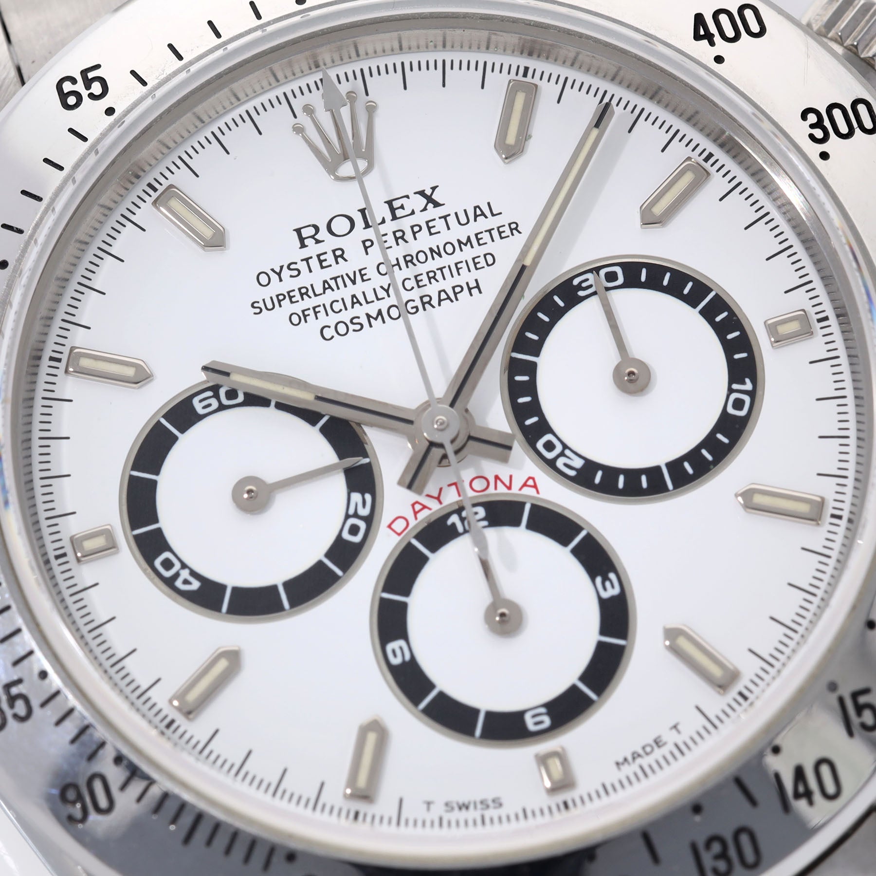 ROLEX COSMOGRAPH DAYTONA Stahl 16520 Weißes Zifferblatt 1996