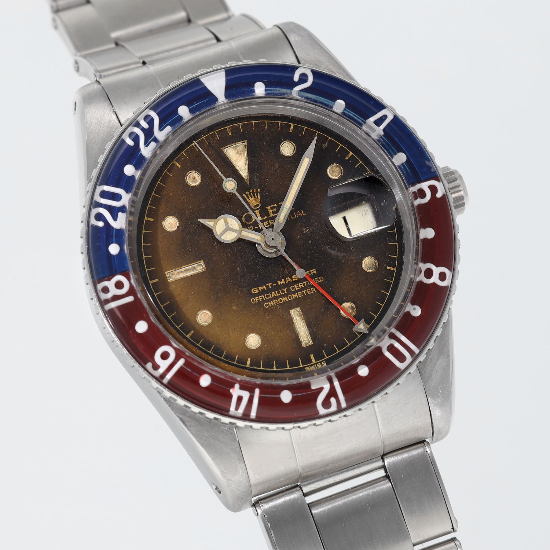 ROLEX GMT MASTER 6542 TROPICAL Zifferblatt