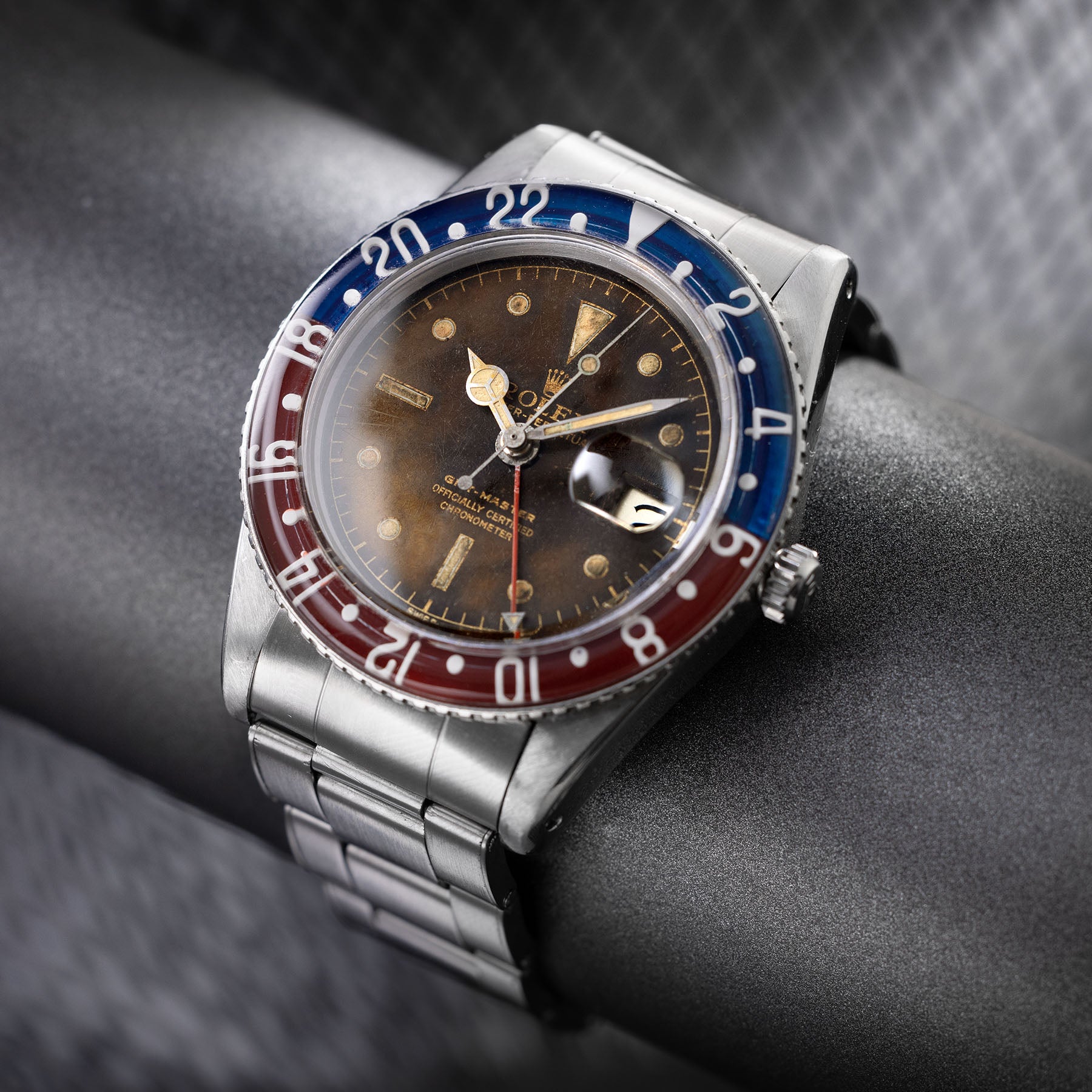 ROLEX GMT MASTER 6542 TROPICAL Zifferblatt