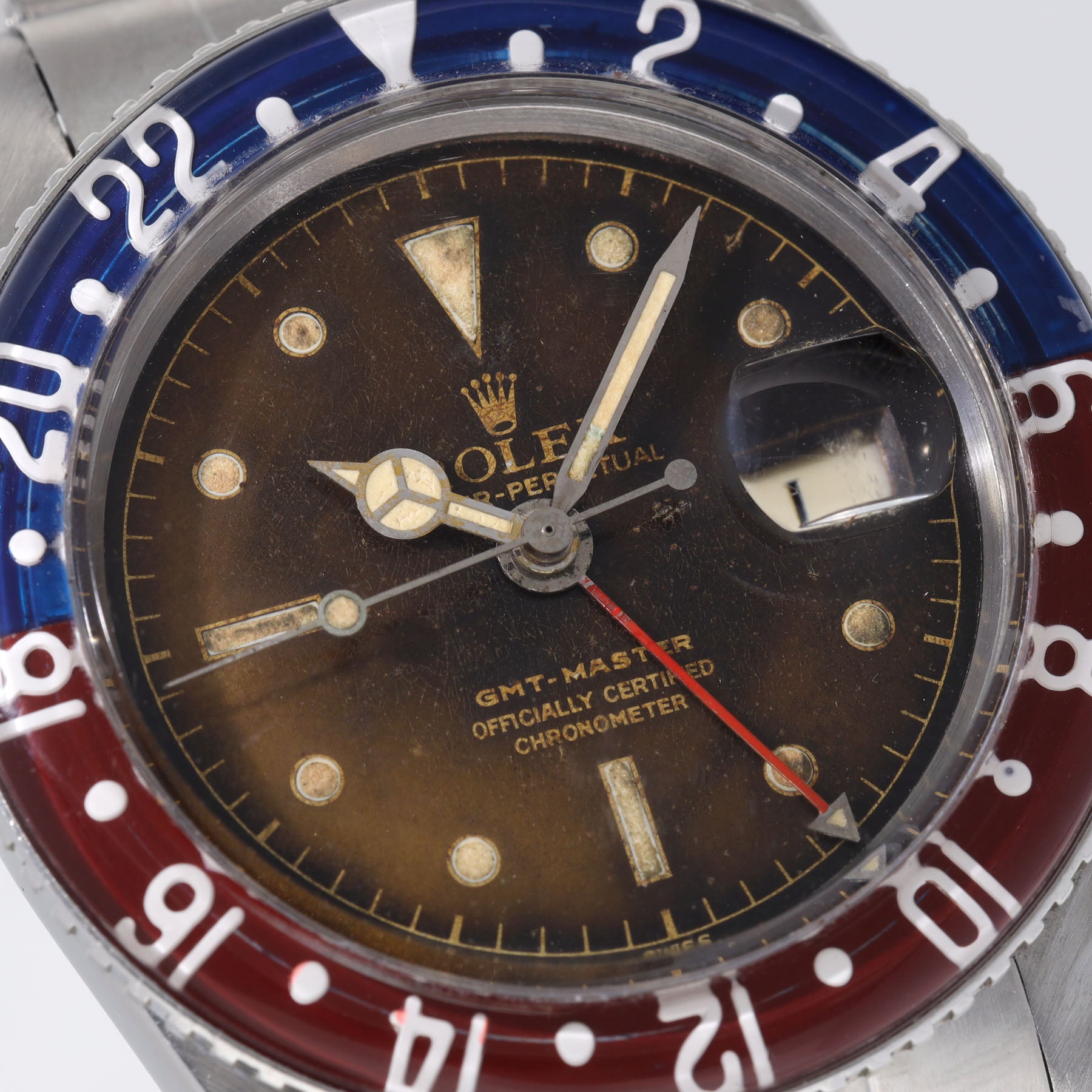 ROLEX GMT MASTER 6542 TROPICAL Zifferblatt