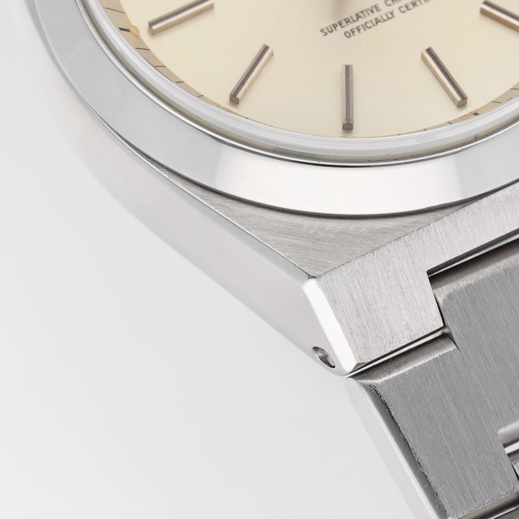 ROLEX OYSTER PERPETUAL DATE Seltene Referenz 1530 Silbernes Zifferblatt DIAL