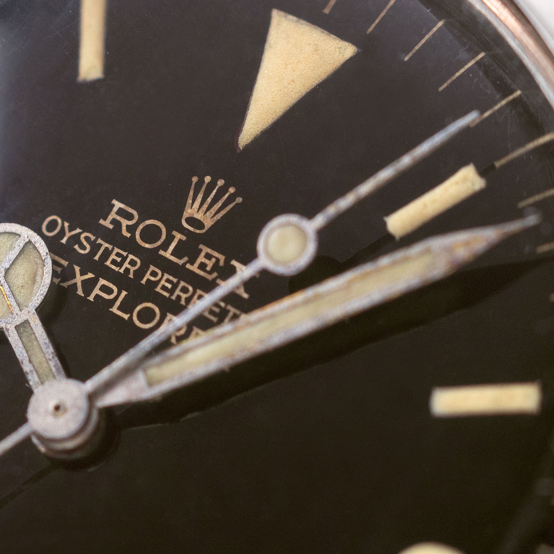 ROLEX EXPLORER 1016 GILT TROPICAL Zifferblatt