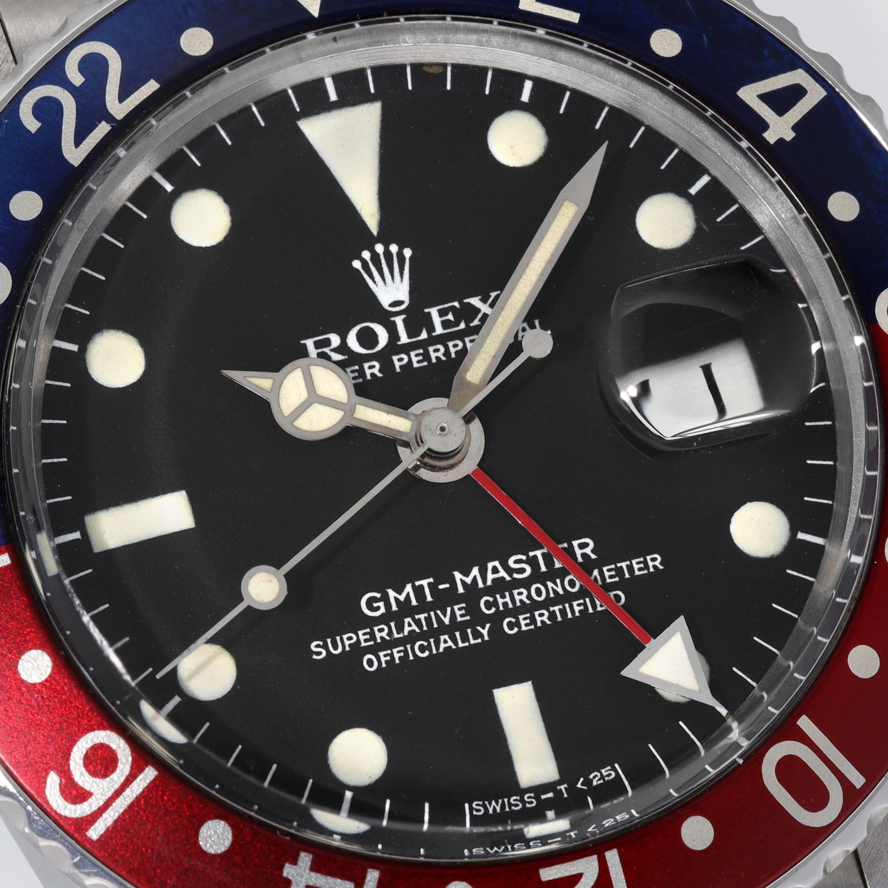 ROLEX GMT-MASTER 1675 MK4 Zifferblatt