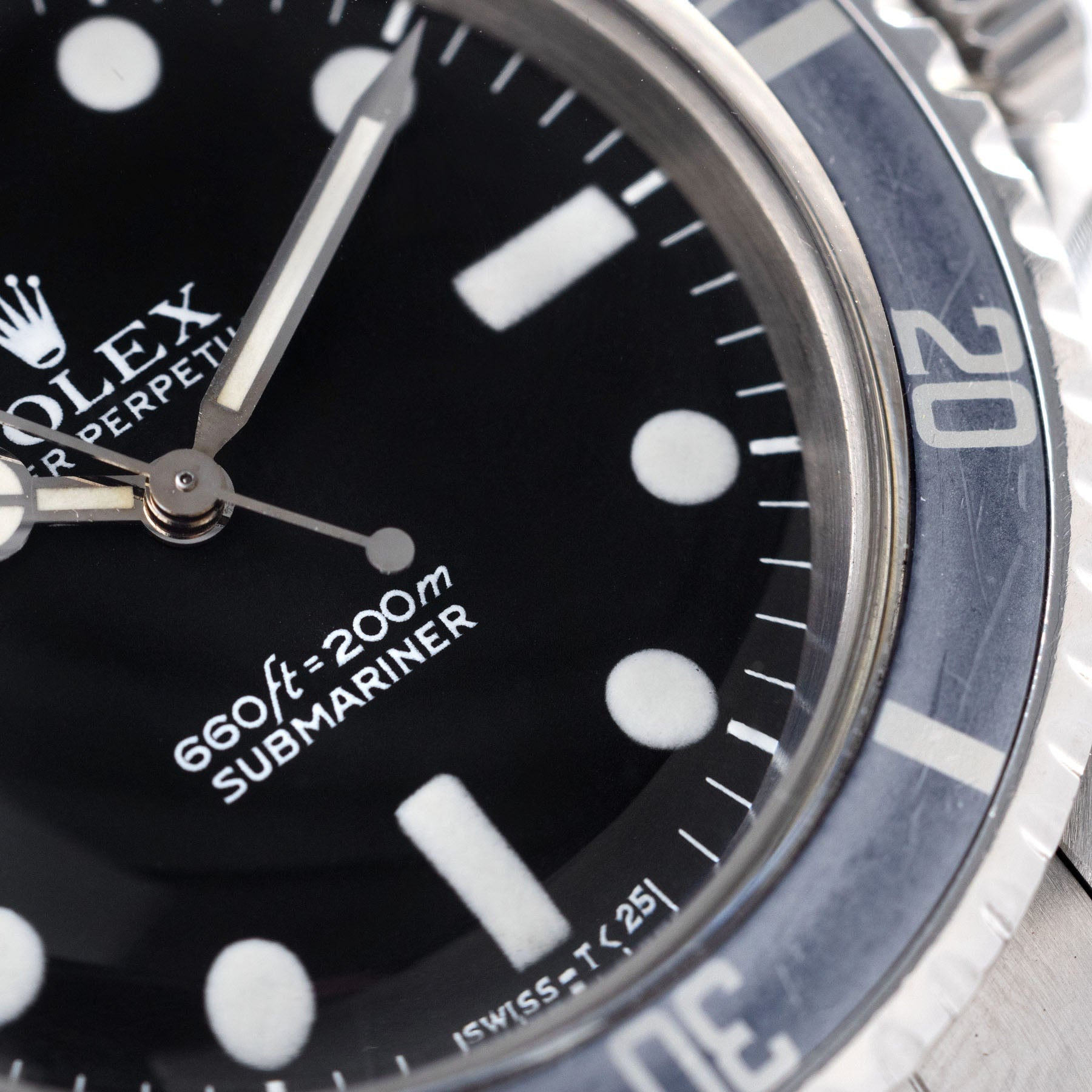 ROLEX SUBMARINER 5513 MAXI MK1 FADED Lünette