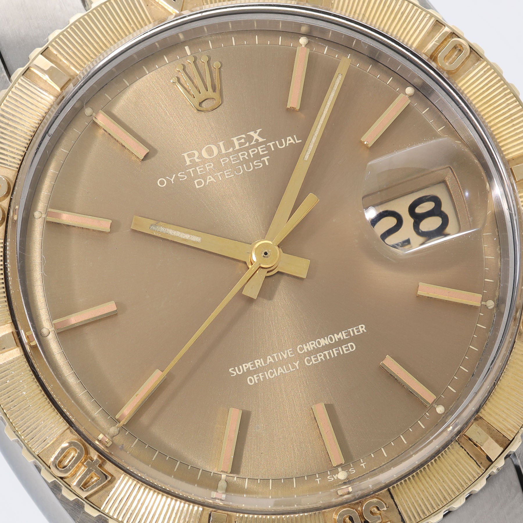 ROLEX DATEJUST TURN-O-GRAPH 1625/3 HAVANA Zifferblatt