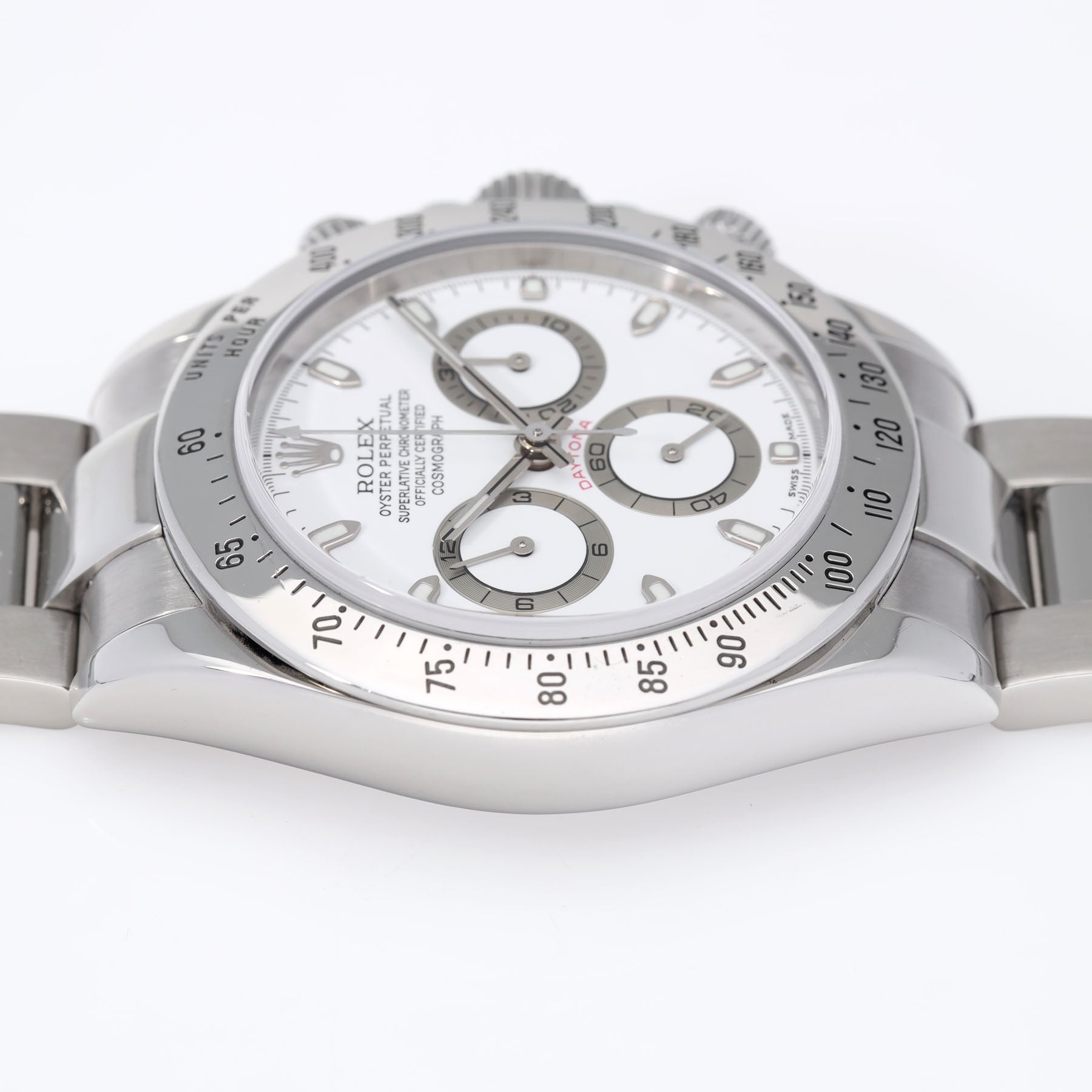 ROLEX DAYTONA 116520 Weißes Zifferblatt