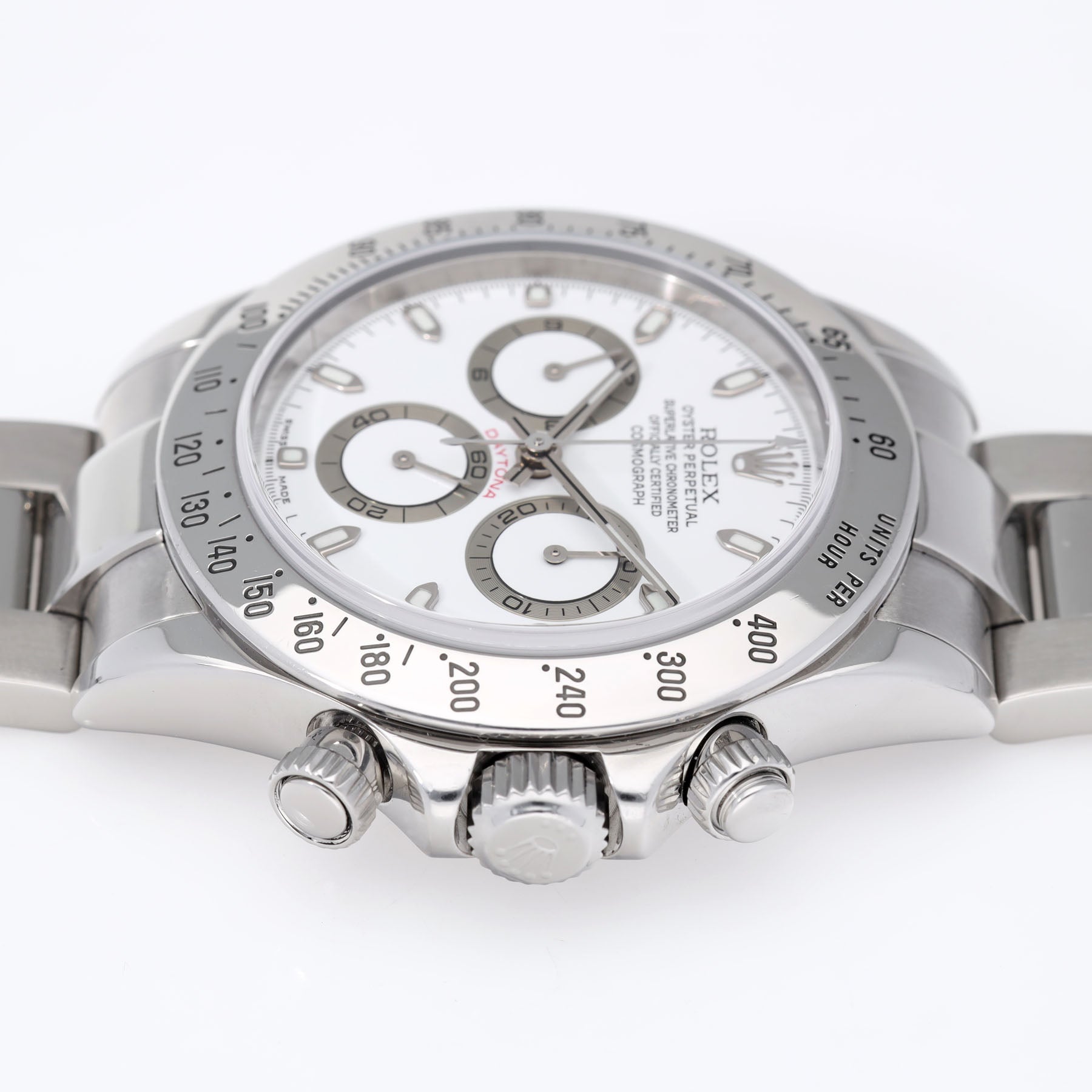 ROLEX DAYTONA 116520 Weißes Zifferblatt