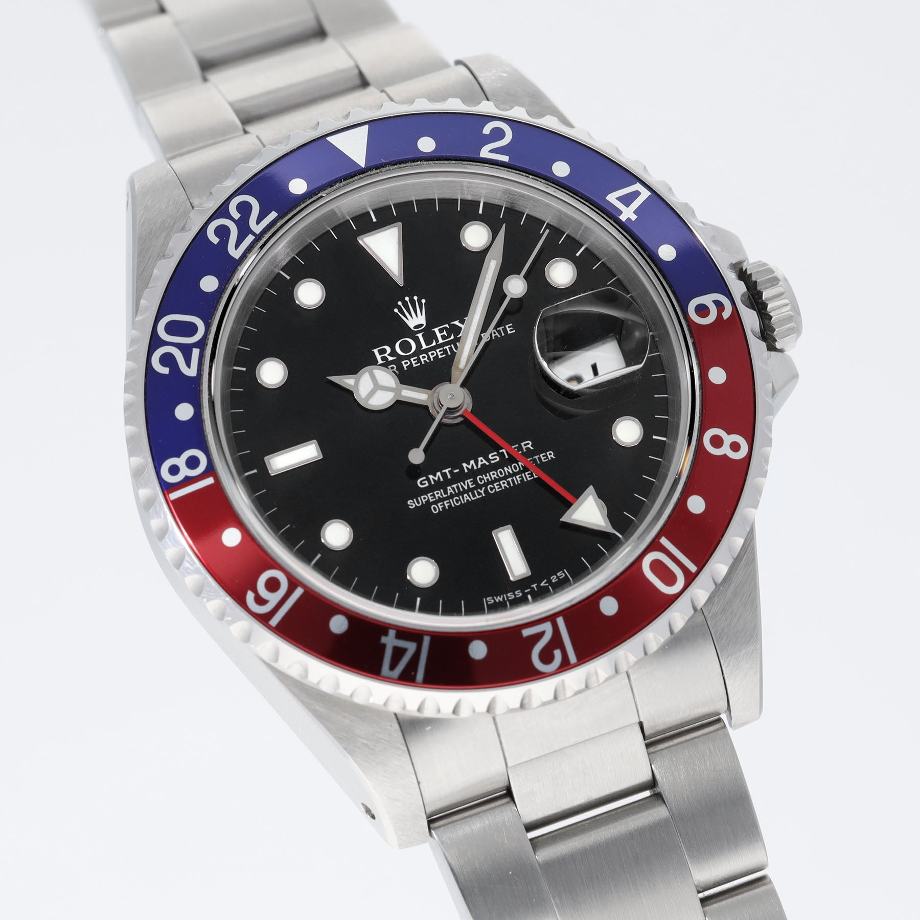 ROLEX GMT-MASTER 16700 TRITIUM Zifferblatt mit Box und Broschüre