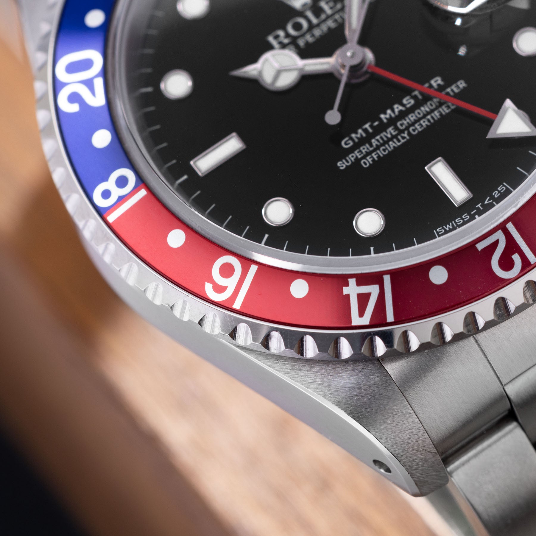 ROLEX GMT-MASTER 16700 TRITIUM Zifferblatt mit Box und Broschüre