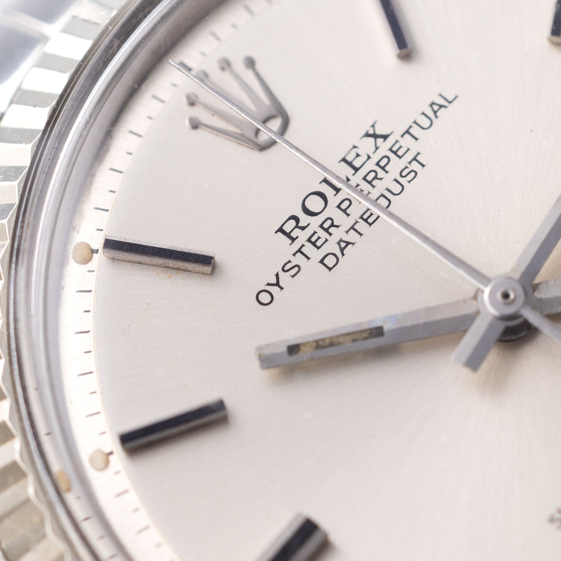 ROLEX DATEJUST 1601 Silbernes Zifferblatt