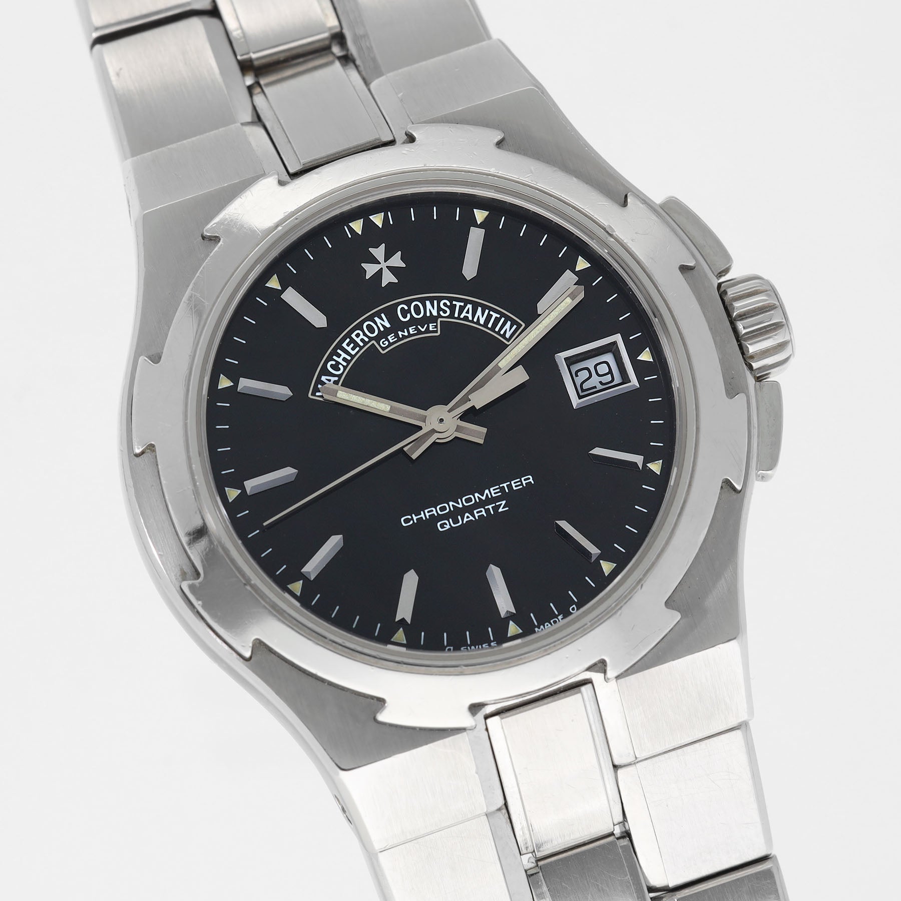 VACHERON CONSTANTIN OVERSEAS 72050 QUARTZ SCHWARZES ZIFFERBLATT