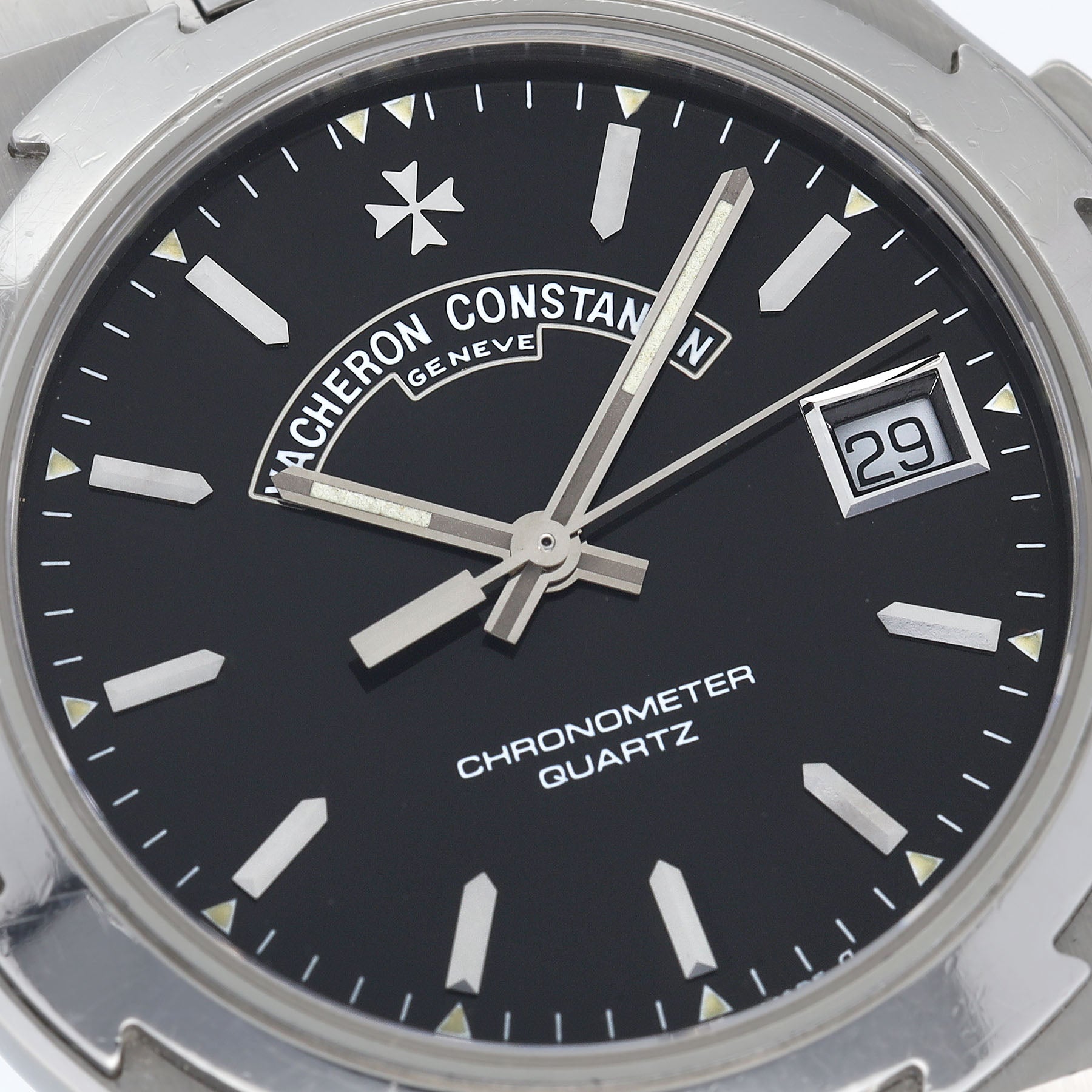 VACHERON CONSTANTIN OVERSEAS 72050 QUARTZ SCHWARZES ZIFFERBLATT