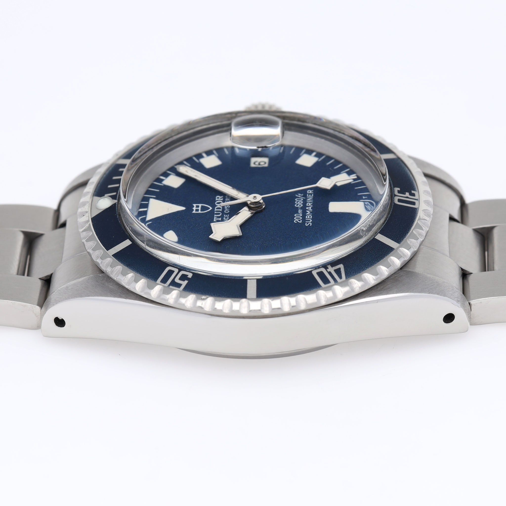 Tudor Submariner Date Snowflake Blaues Zifferblatt Referenz 9411