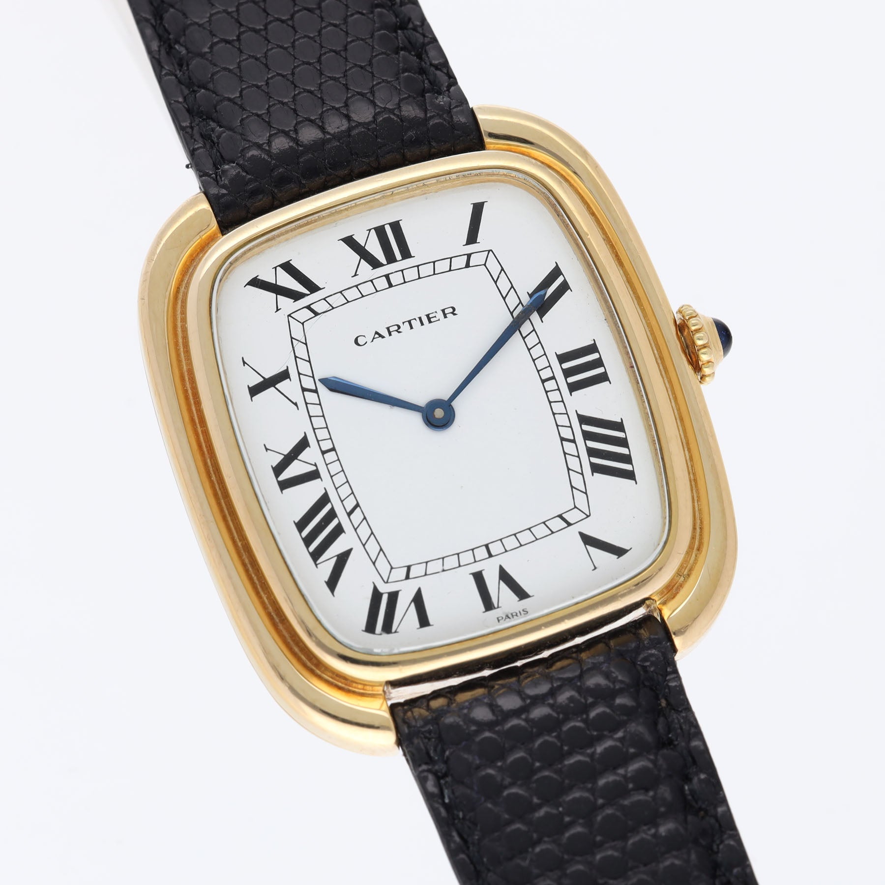 Cartier Paris Gondole Jumbo Verticale 18Karat Gelbgold Referenz 9705