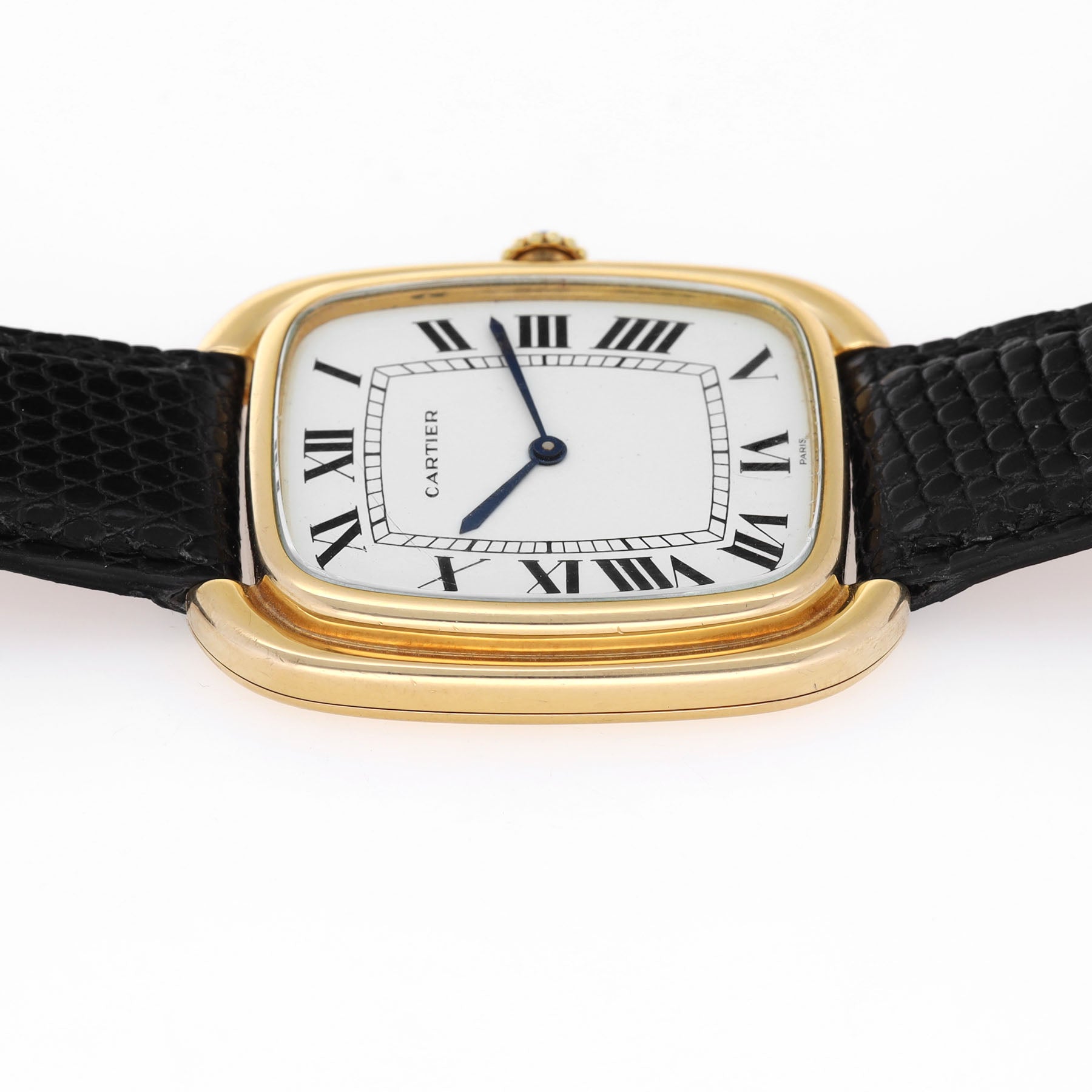 Cartier Paris Gondole Jumbo Verticale 18Karat Gelbgold Referenz 9705