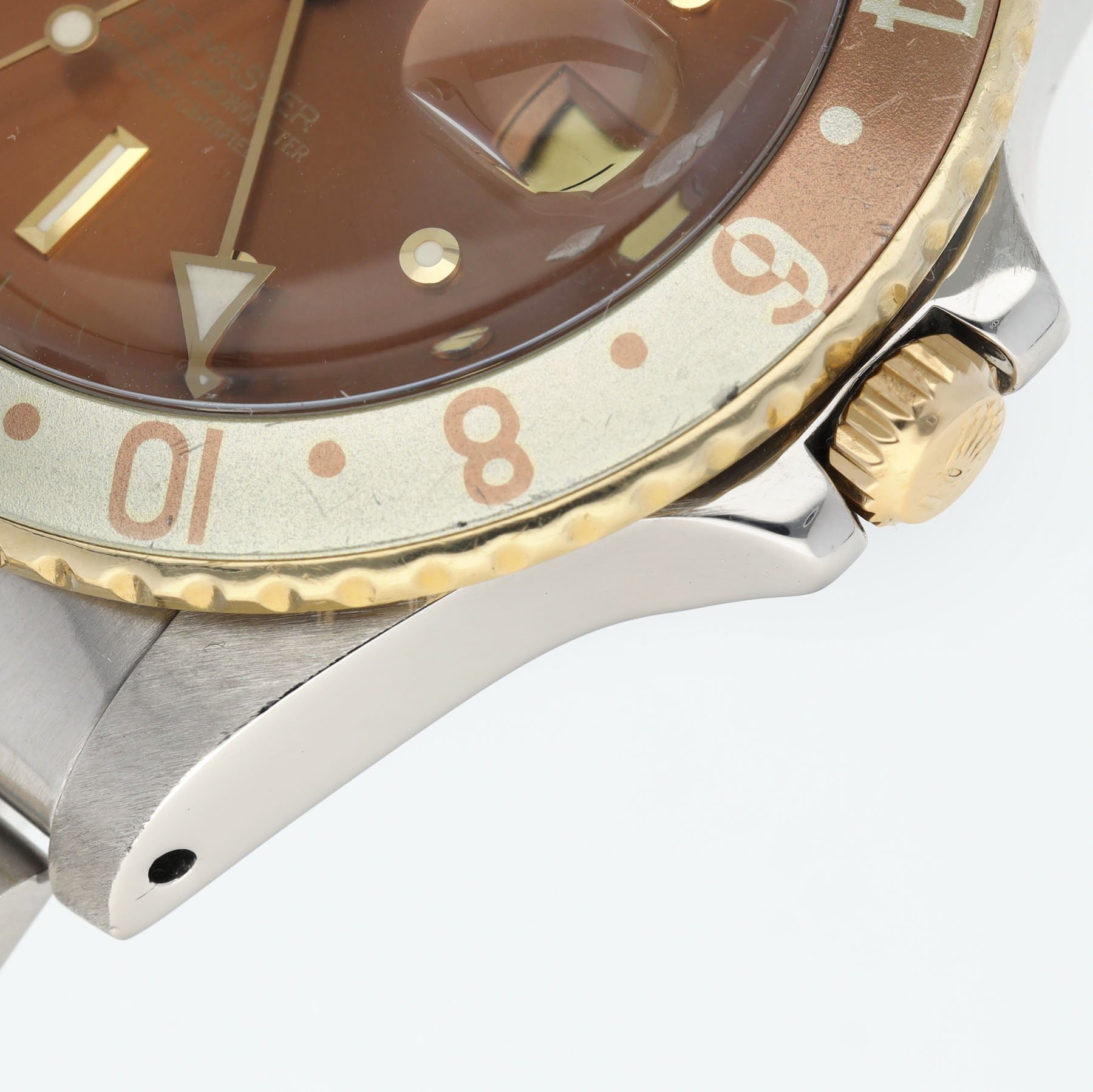 Rolex GMT-Master 1675/3 Stahl Gold mit braunem Nipple Zifferblatt