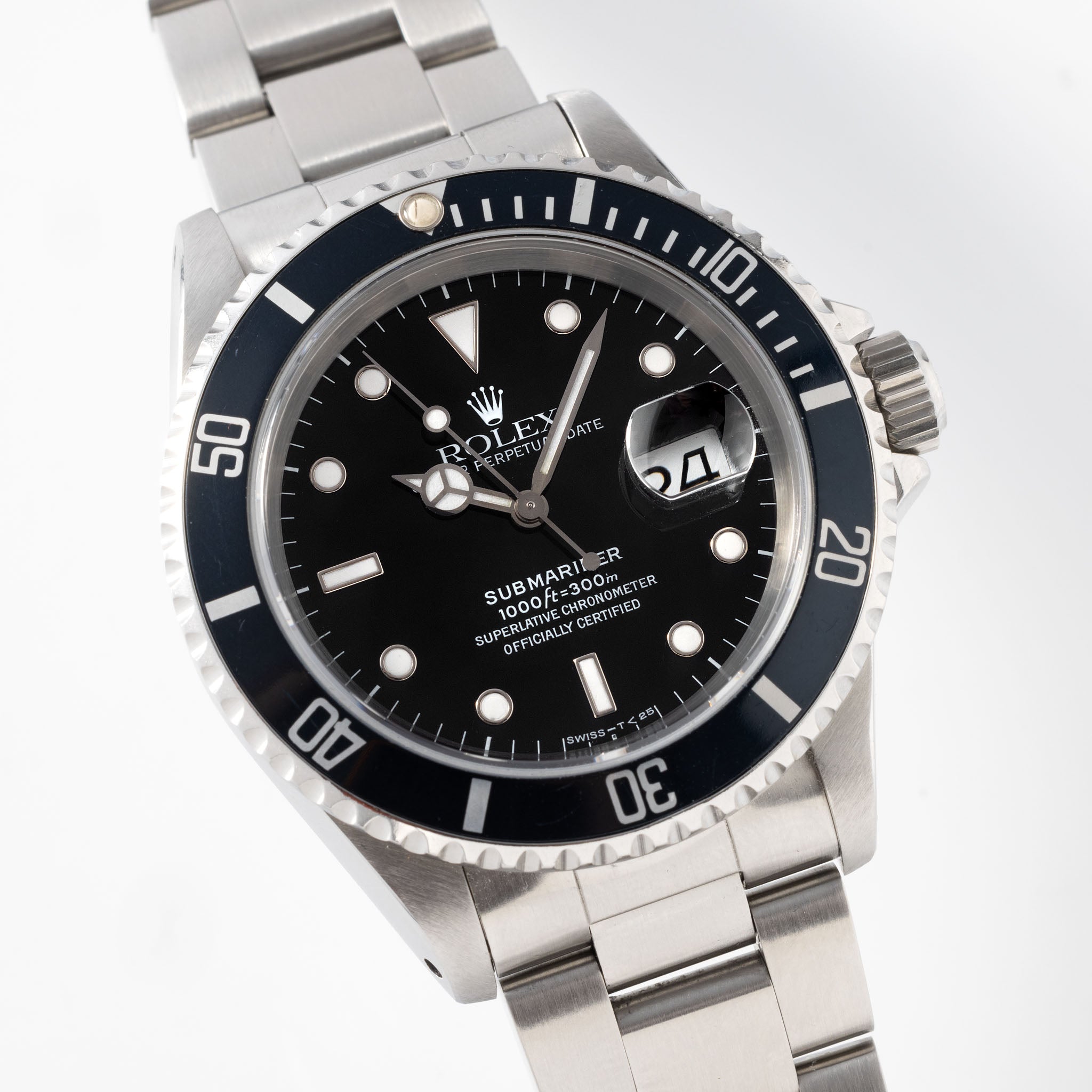 Rolex Submariner 16610 Tritium Zifferblatt Aus 1993